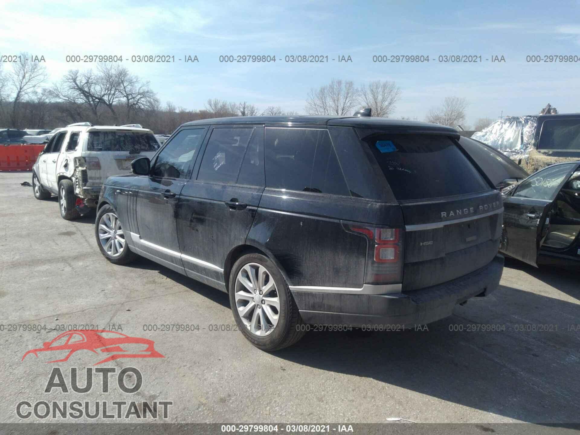 LAND ROVER RANGE ROVER 2017 - SALGS2FV5HA370205