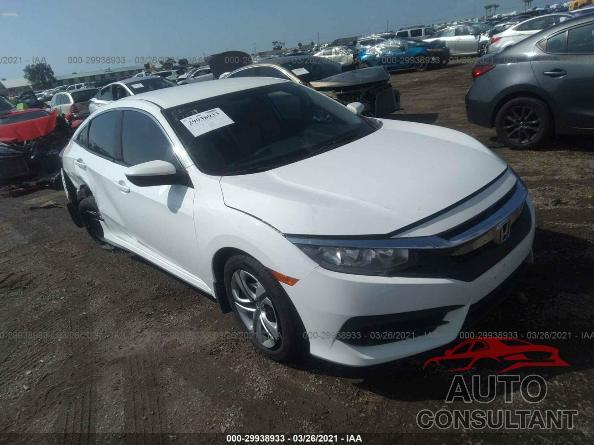 HONDA CIVIC SEDAN 2017 - 19XFC2F51HE041224