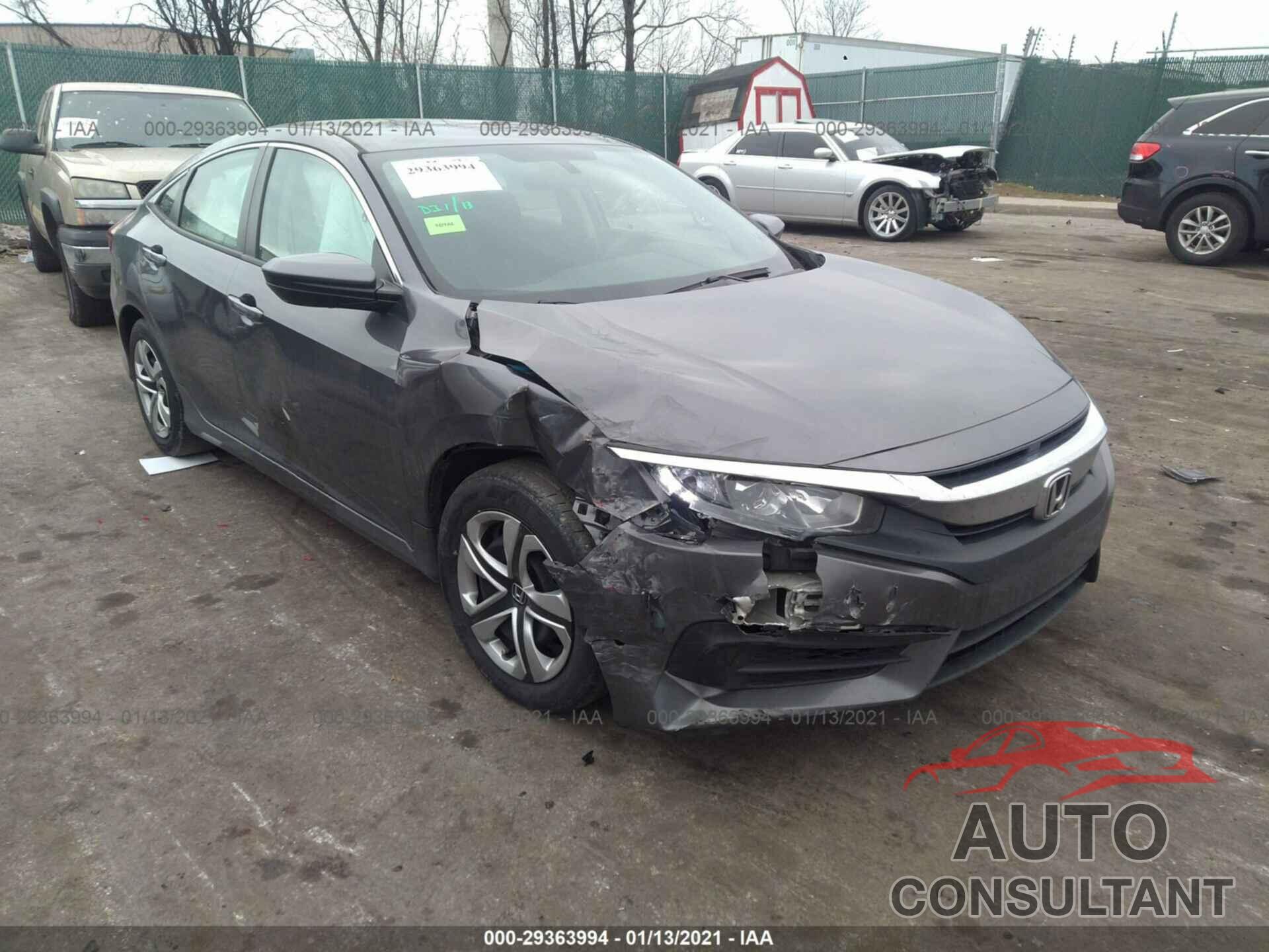 HONDA CIVIC SEDAN 2017 - 19XFC2F57HE225096