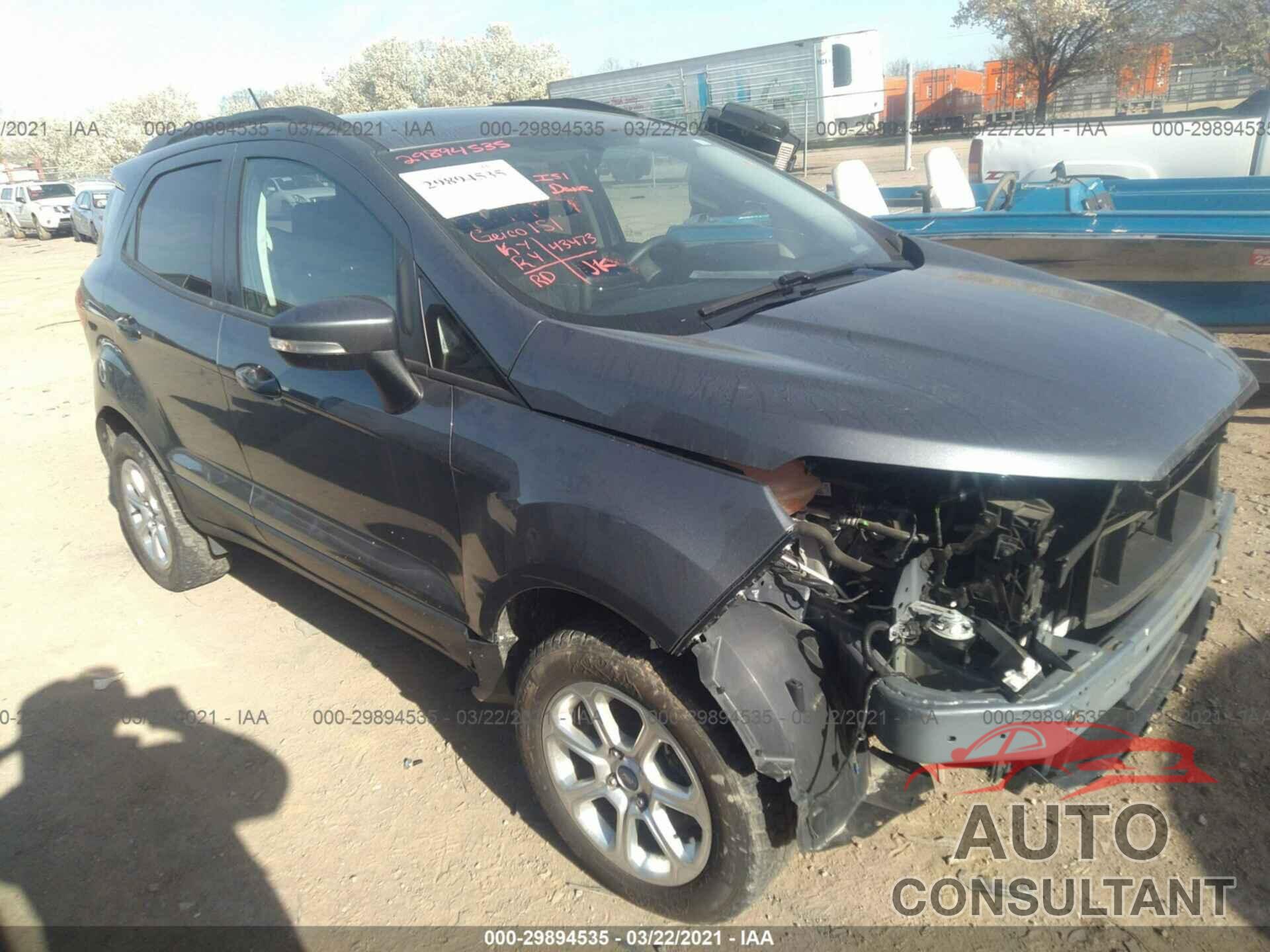 FORD ECOSPORT 2018 - MAJ6P1UL0JC230577