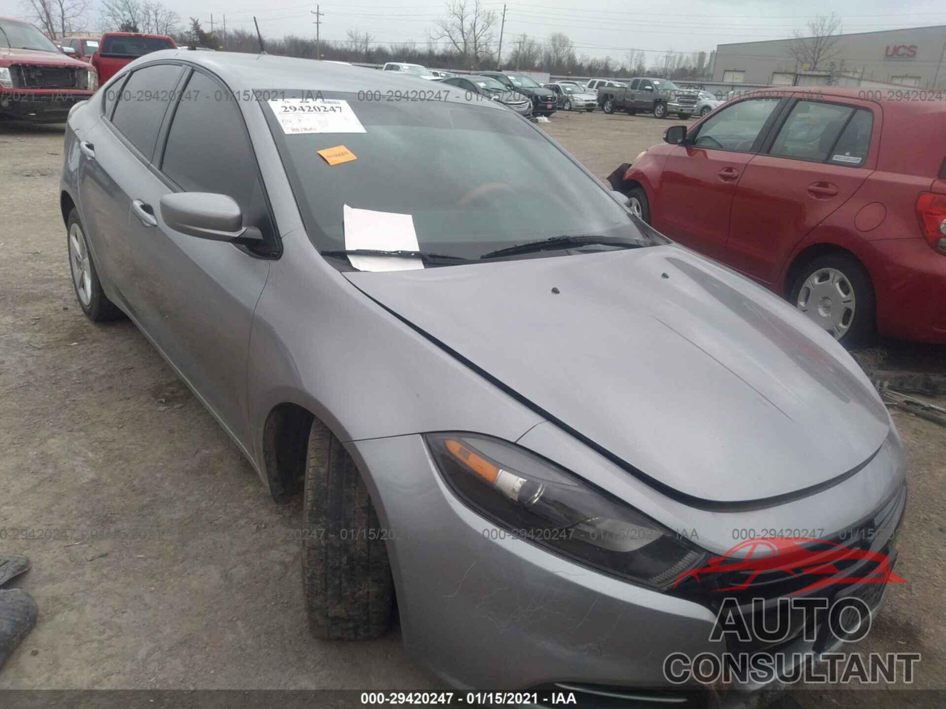 DODGE DART 2016 - 1C3CDFBB5GD624483