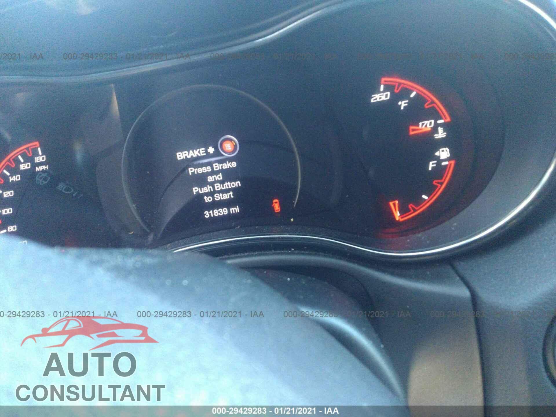 DODGE DURANGO 2020 - 1C4SDJGJ5LC213885