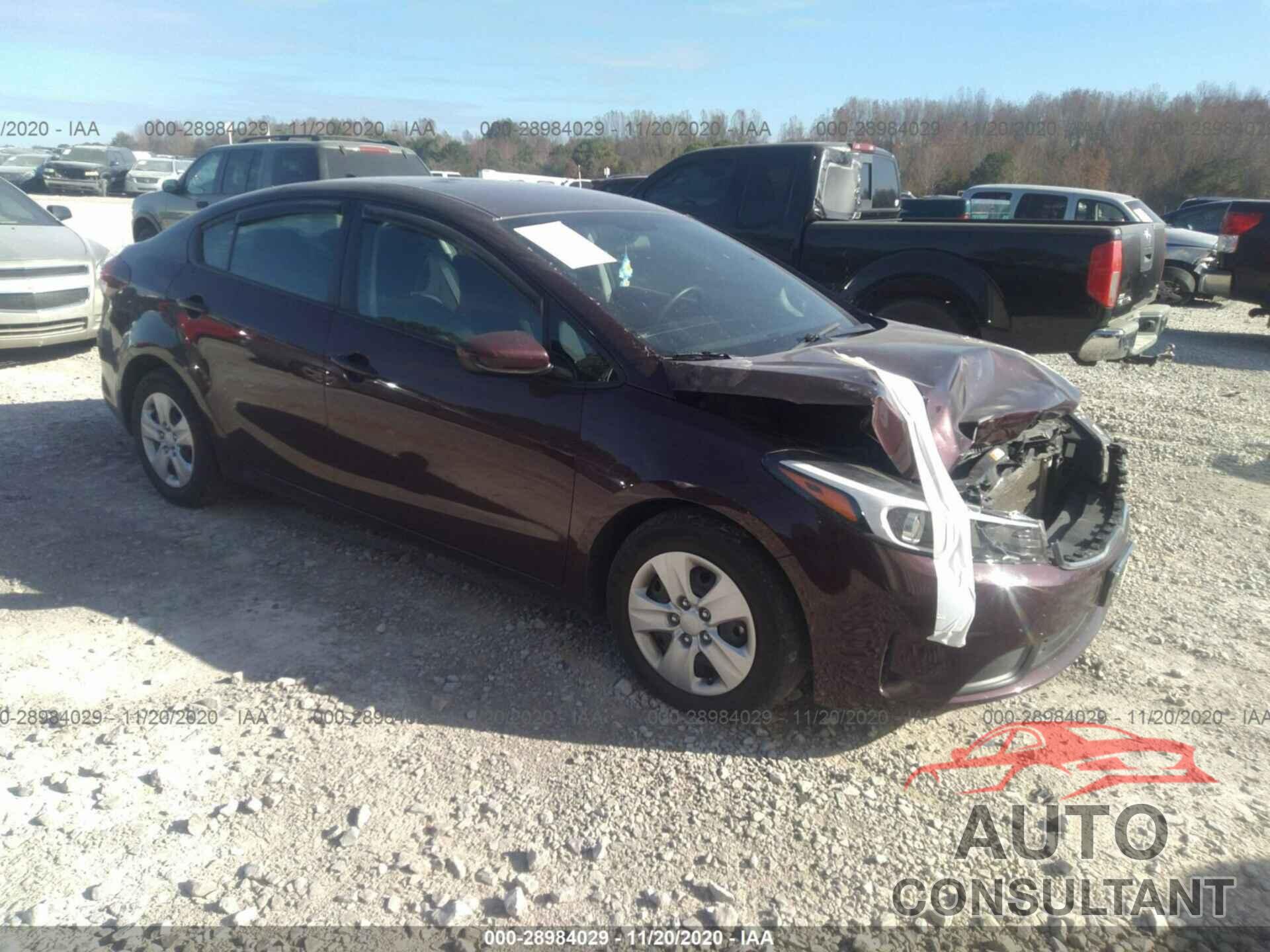 KIA FORTE 2018 - 3KPFK4A71JE255062