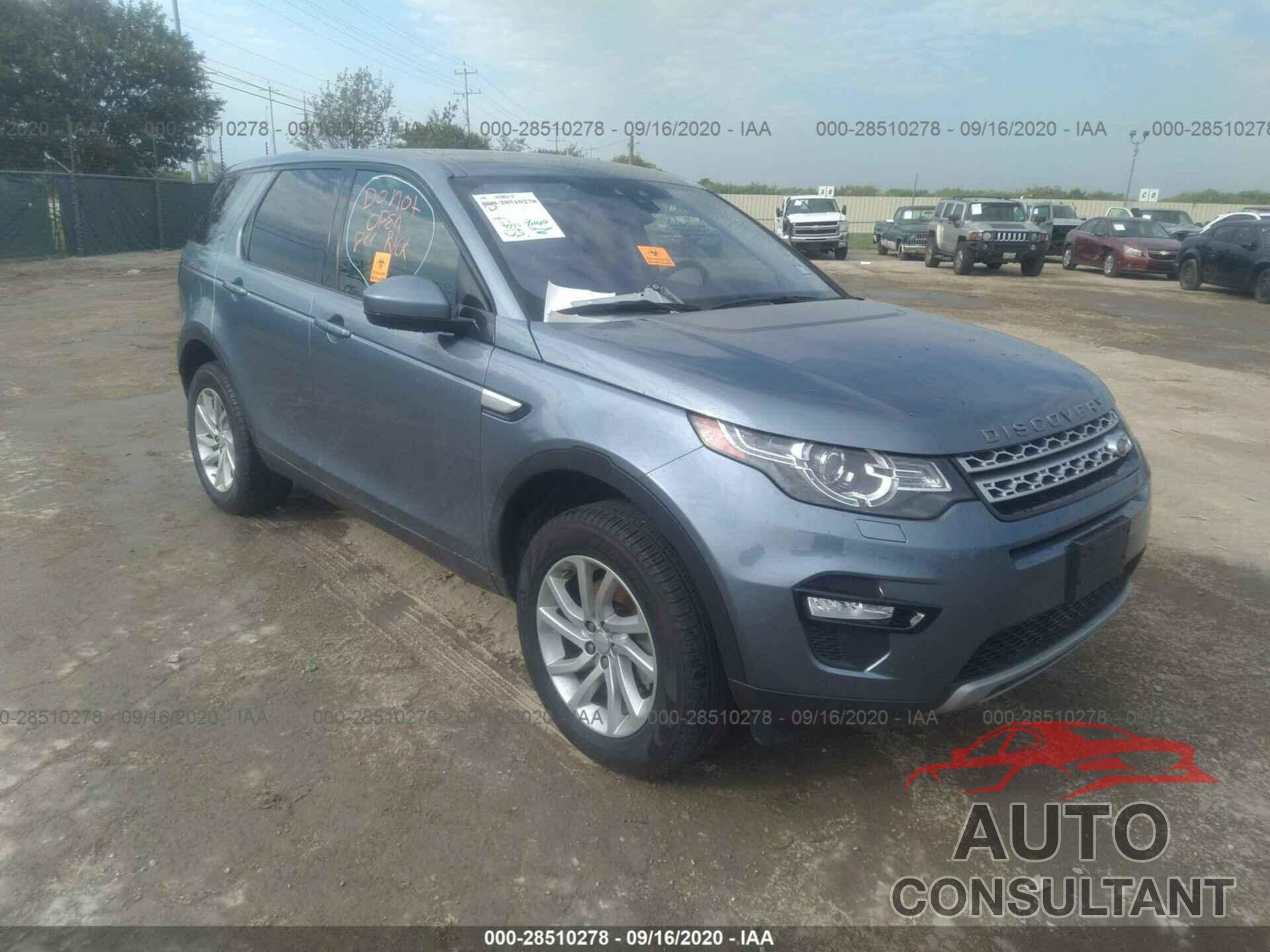 LAND ROVER DISCOVERY SPORT 2019 - SALCR2FXXKH785174