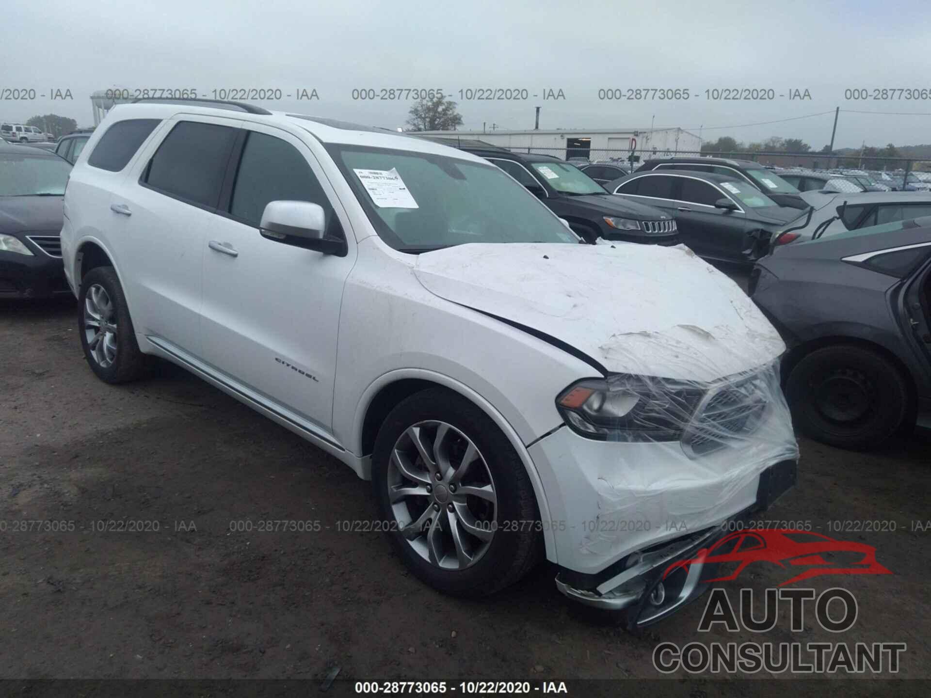 DODGE DURANGO 2016 - 1C4SDJET8GC442426