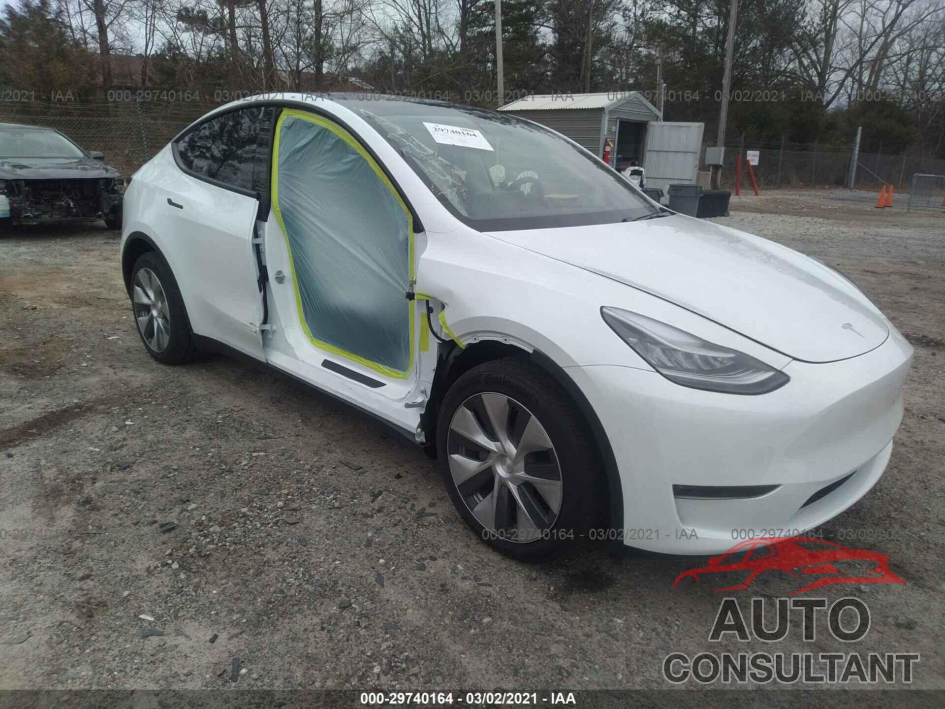TESLA MODEL Y 2021 - 5YJYGDEEXMF078643