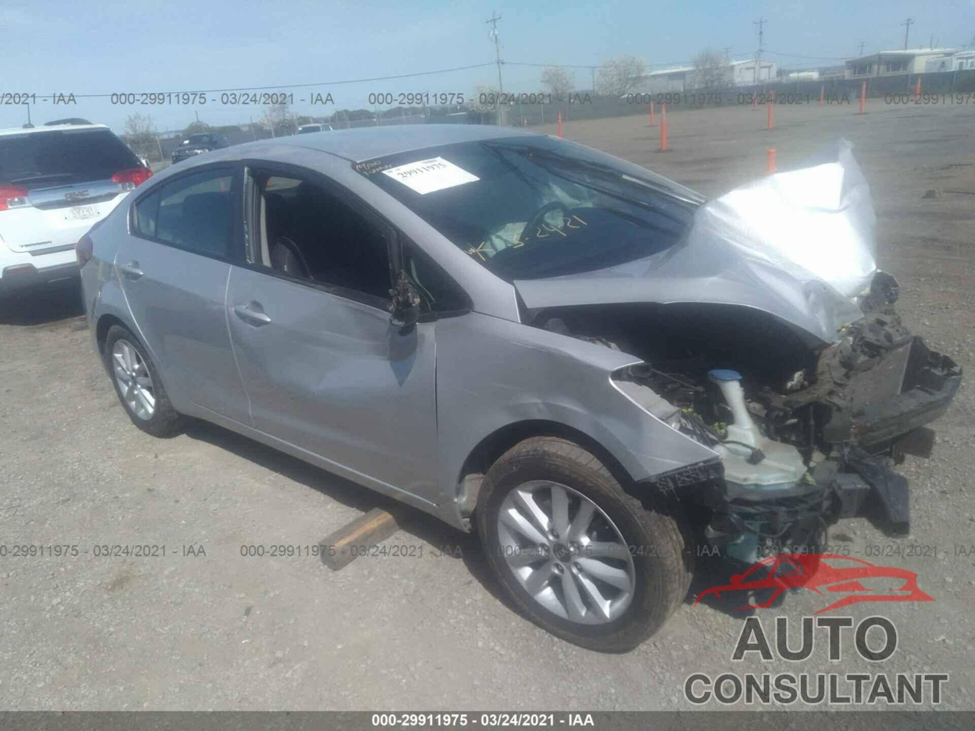 KIA FORTE 2017 - 3KPFL4A76HE132025