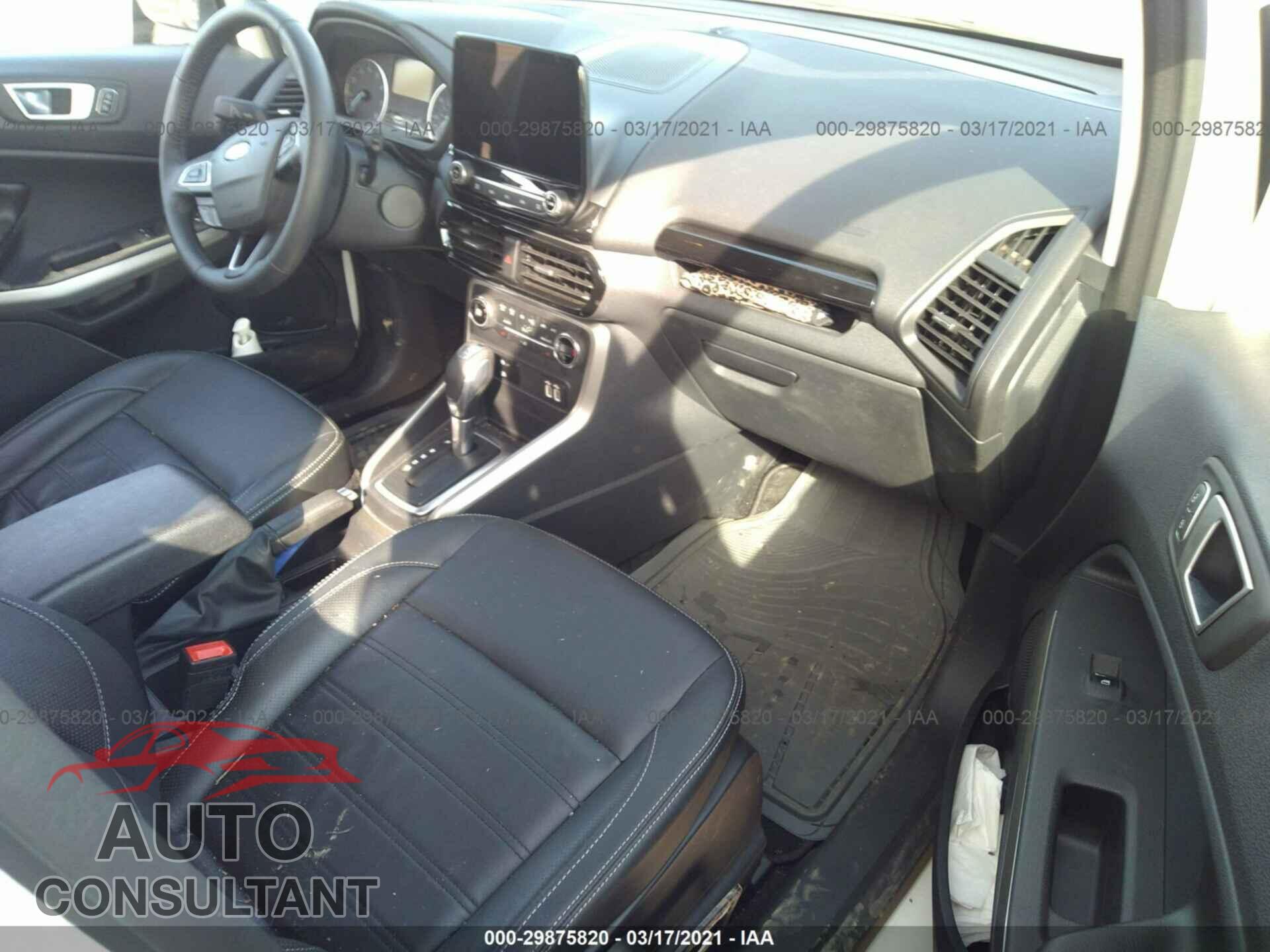 FORD ECOSPORT 2020 - MAJ6S3KL5LC315544