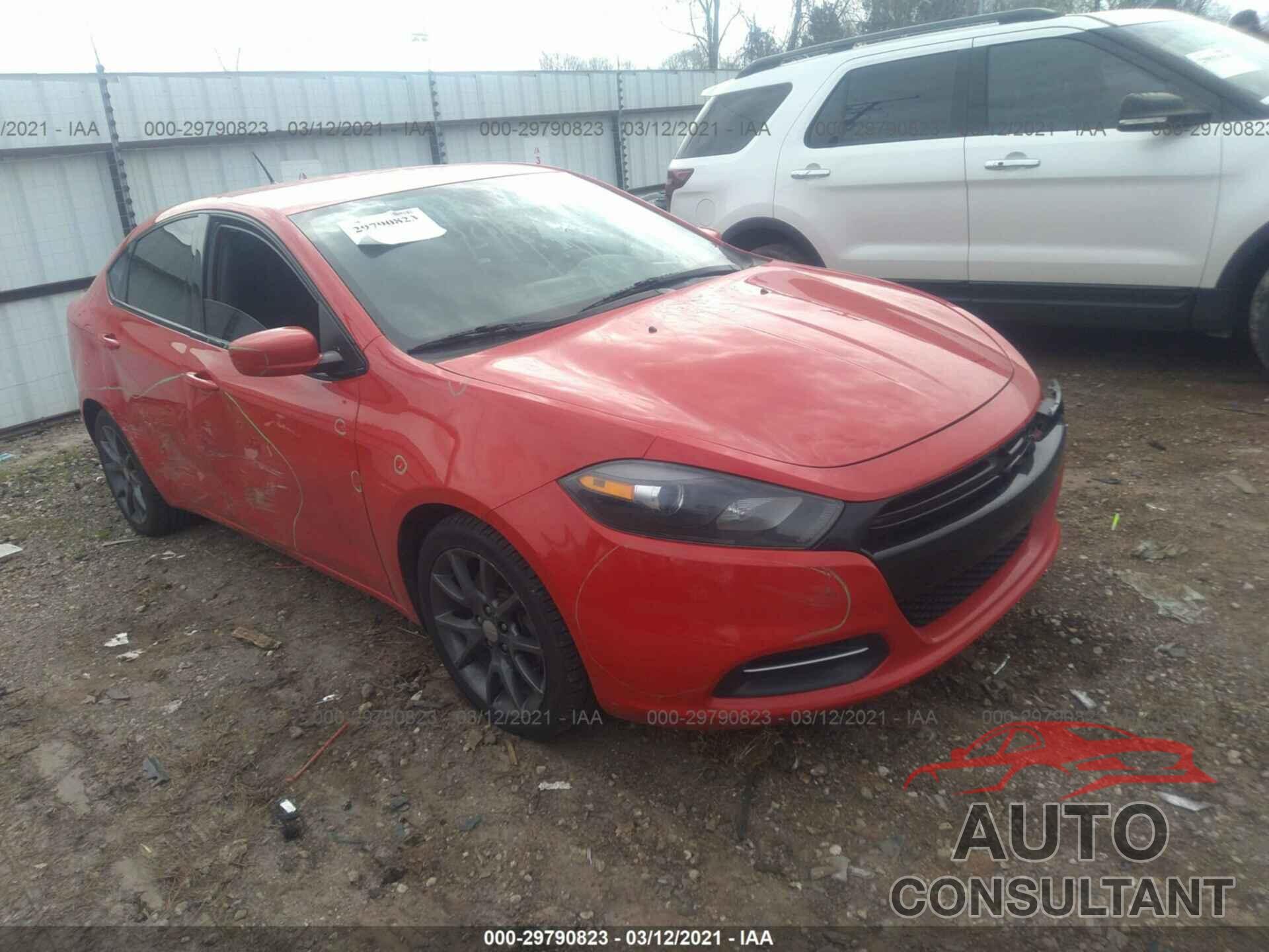 DODGE DART 2016 - 1C3CDFAA1GD682552