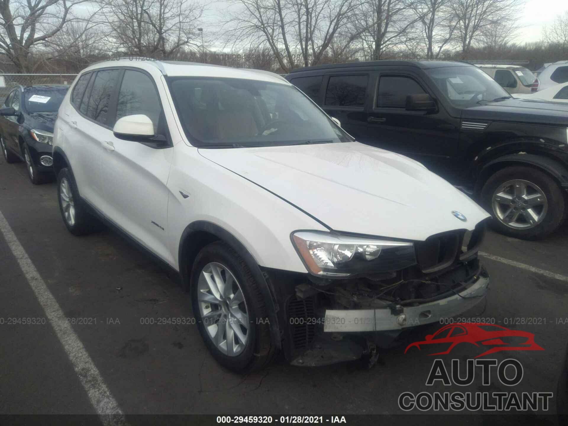 BMW X3 2016 - 5UXWX9C5XG0D92191
