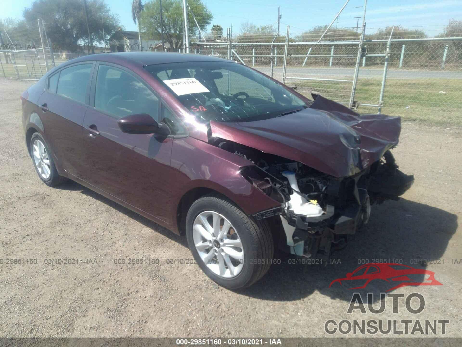 KIA FORTE 2017 - 3KPFL4A71HE006610