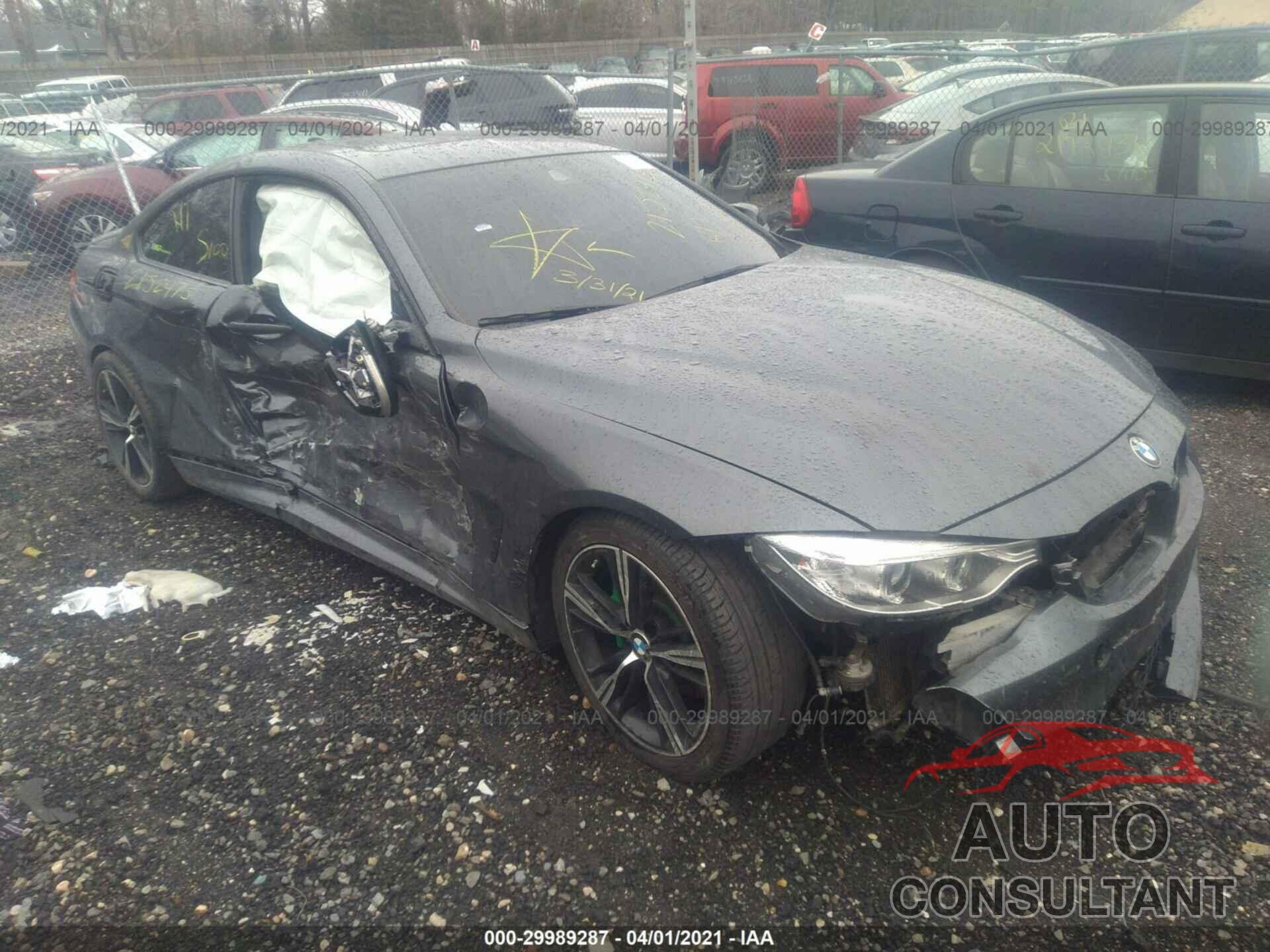 BMW 4 SERIES 2016 - WBA3R5C56GK373093