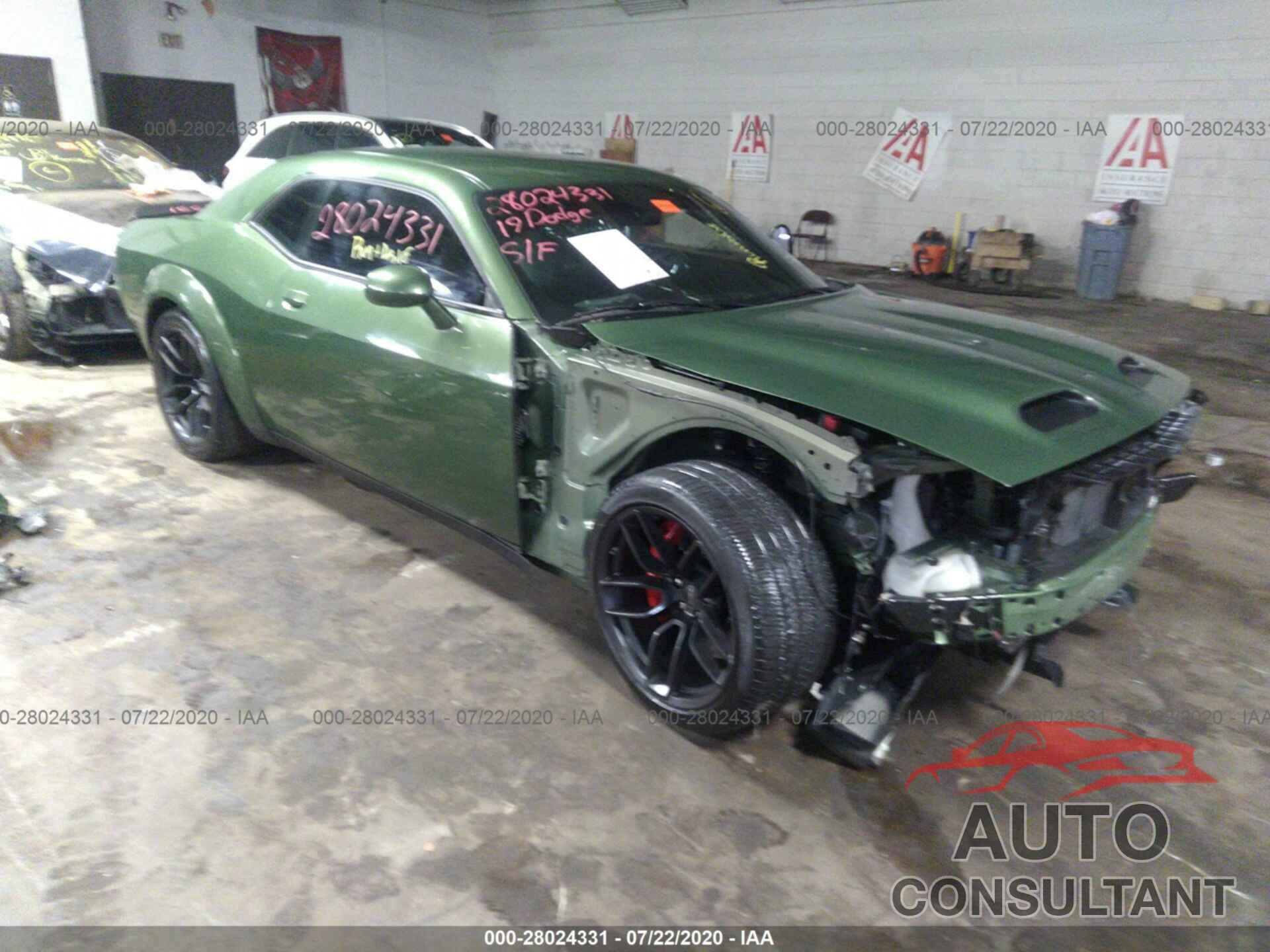 DODGE CHALLENGER 2019 - 2C3CDZL99KH569951