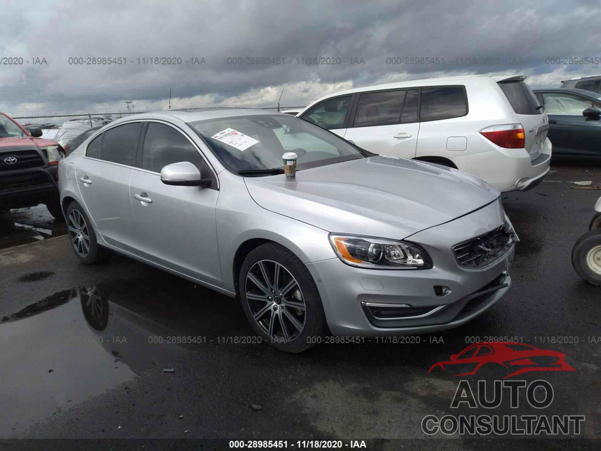 VOLVO S60 INSCRIPTION 2016 - LYV402FM8GB092320