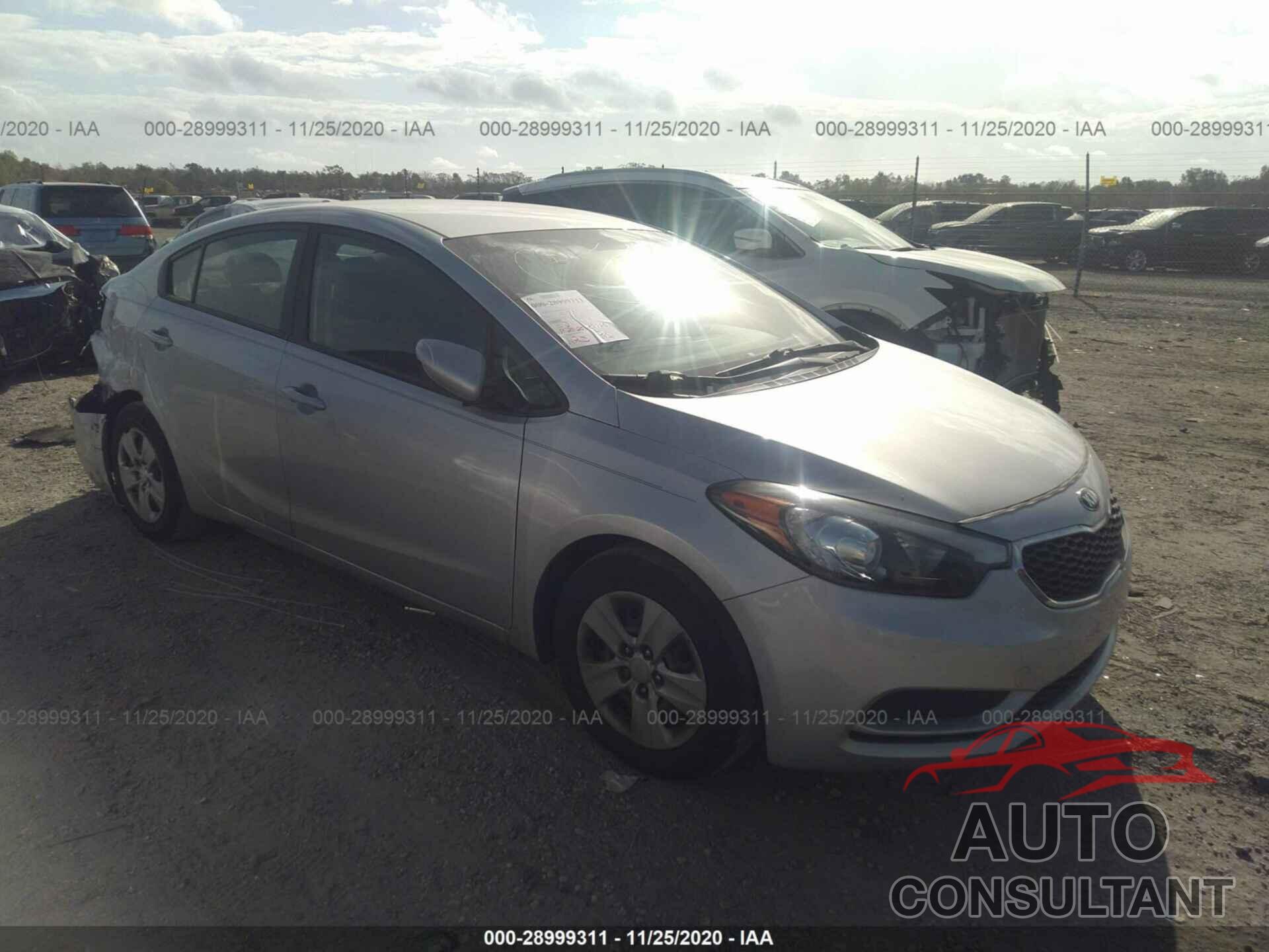 KIA FORTE 2016 - KNAFK4A66G5468632