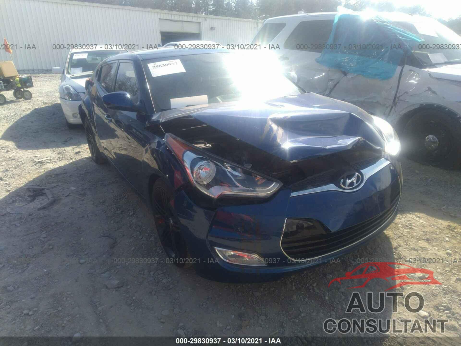 HYUNDAI VELOSTER 2017 - KMHTC6AD7HU322725