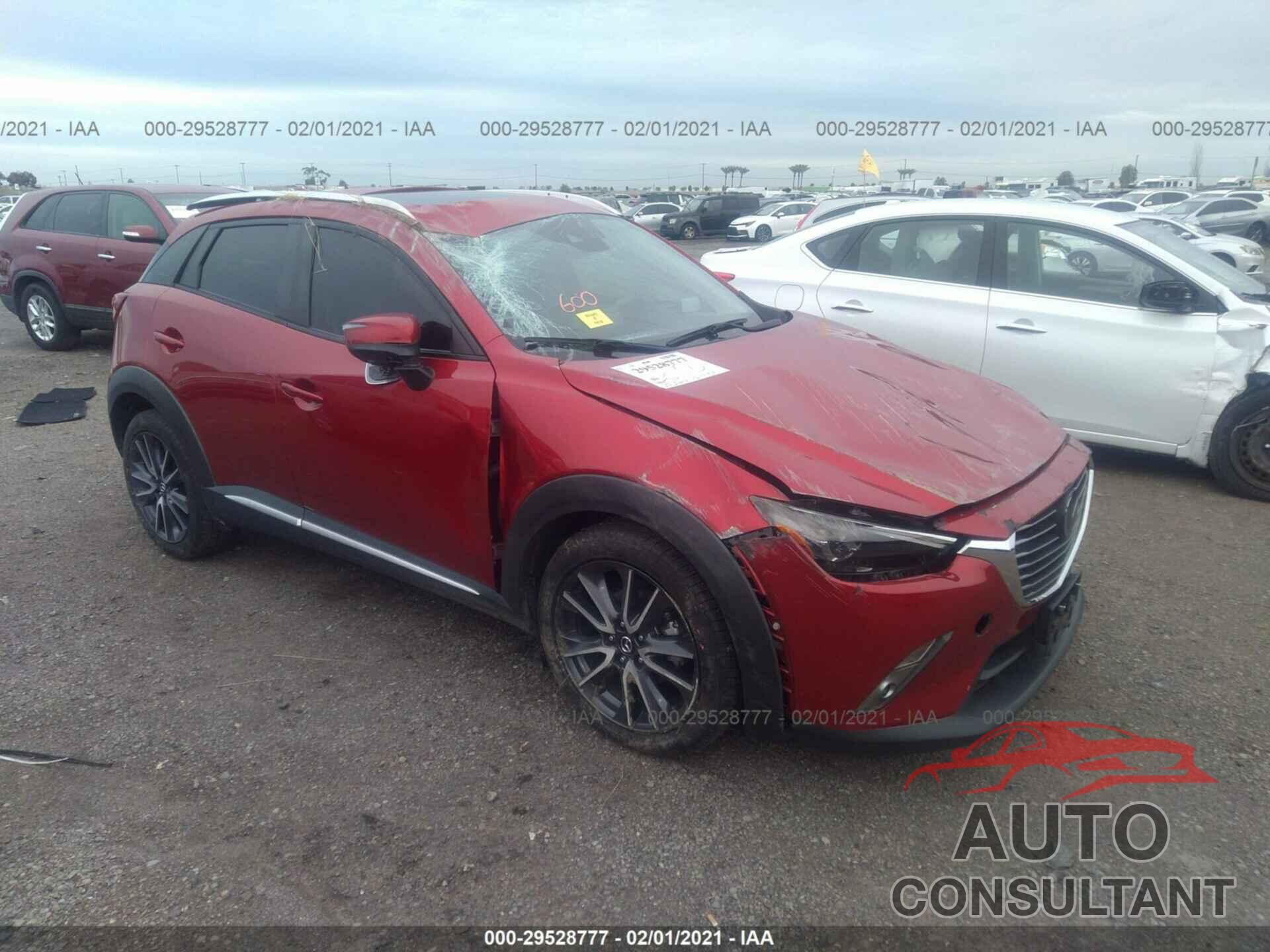 MAZDA CX-3 2018 - JM1DKDD76J0302937