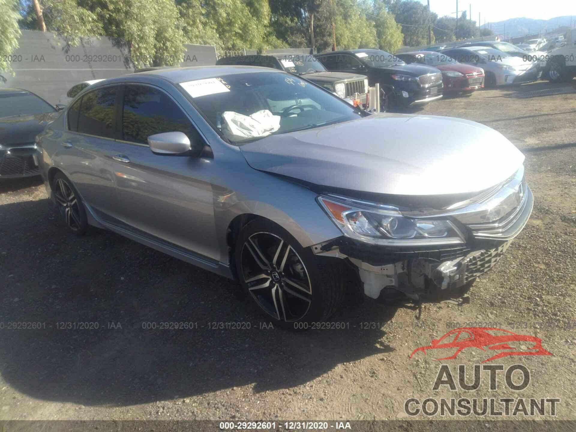 HONDA ACCORD SEDAN 2016 - 1HGCR2F69GA126101