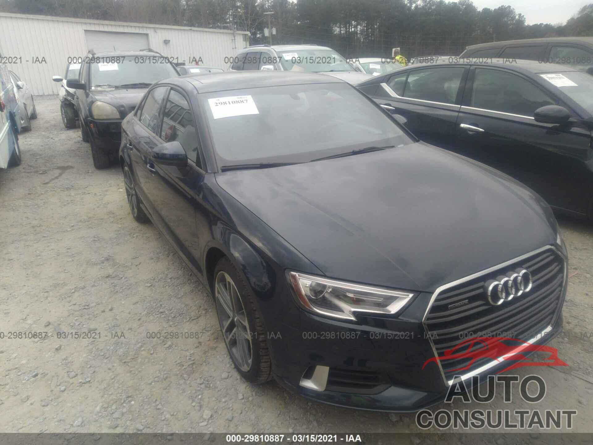 AUDI A3 SEDAN 2017 - WAUB8GFF3H1007968