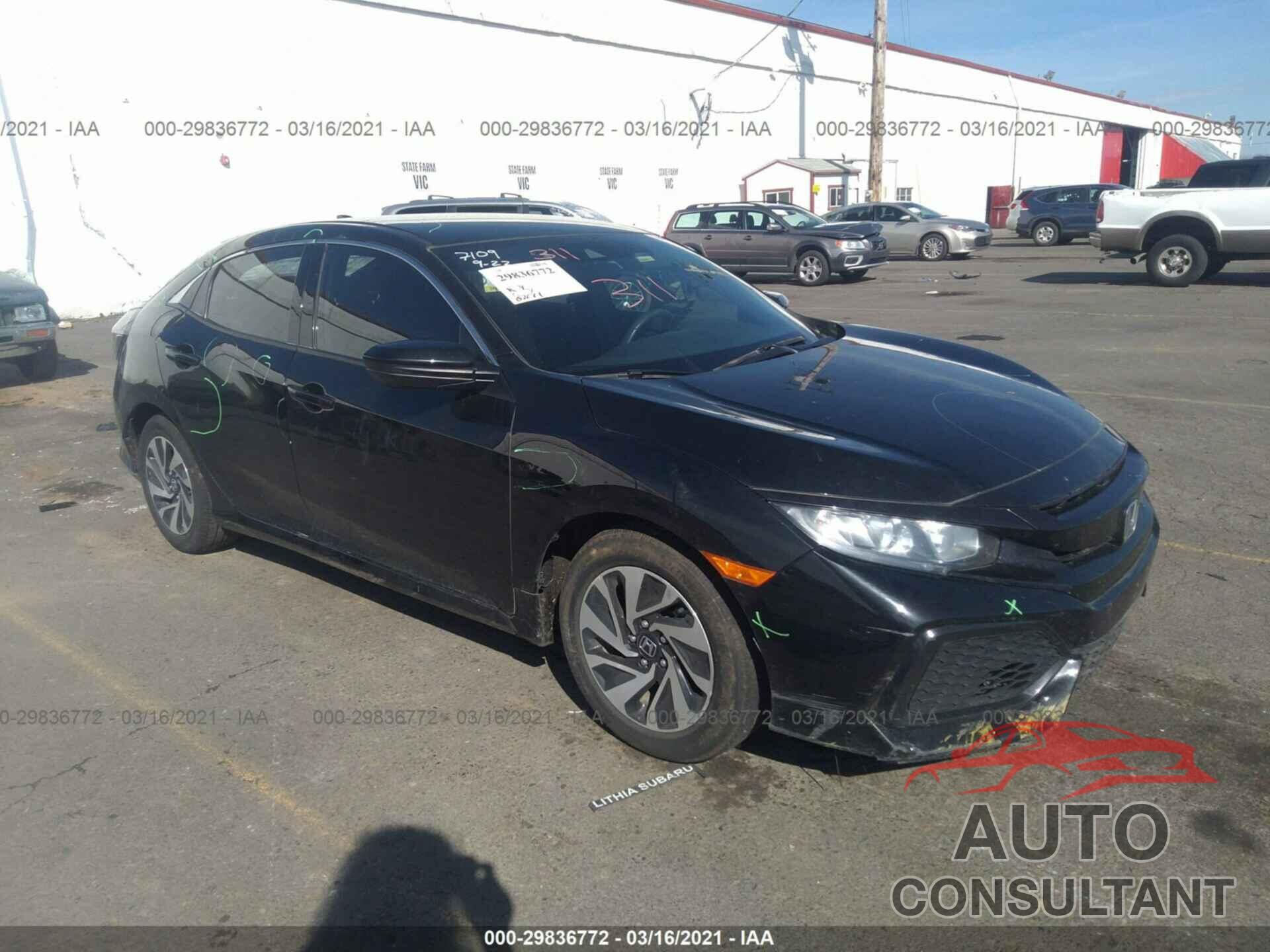 HONDA CIVIC HATCHBACK 2019 - SHHFK7H32KU415819