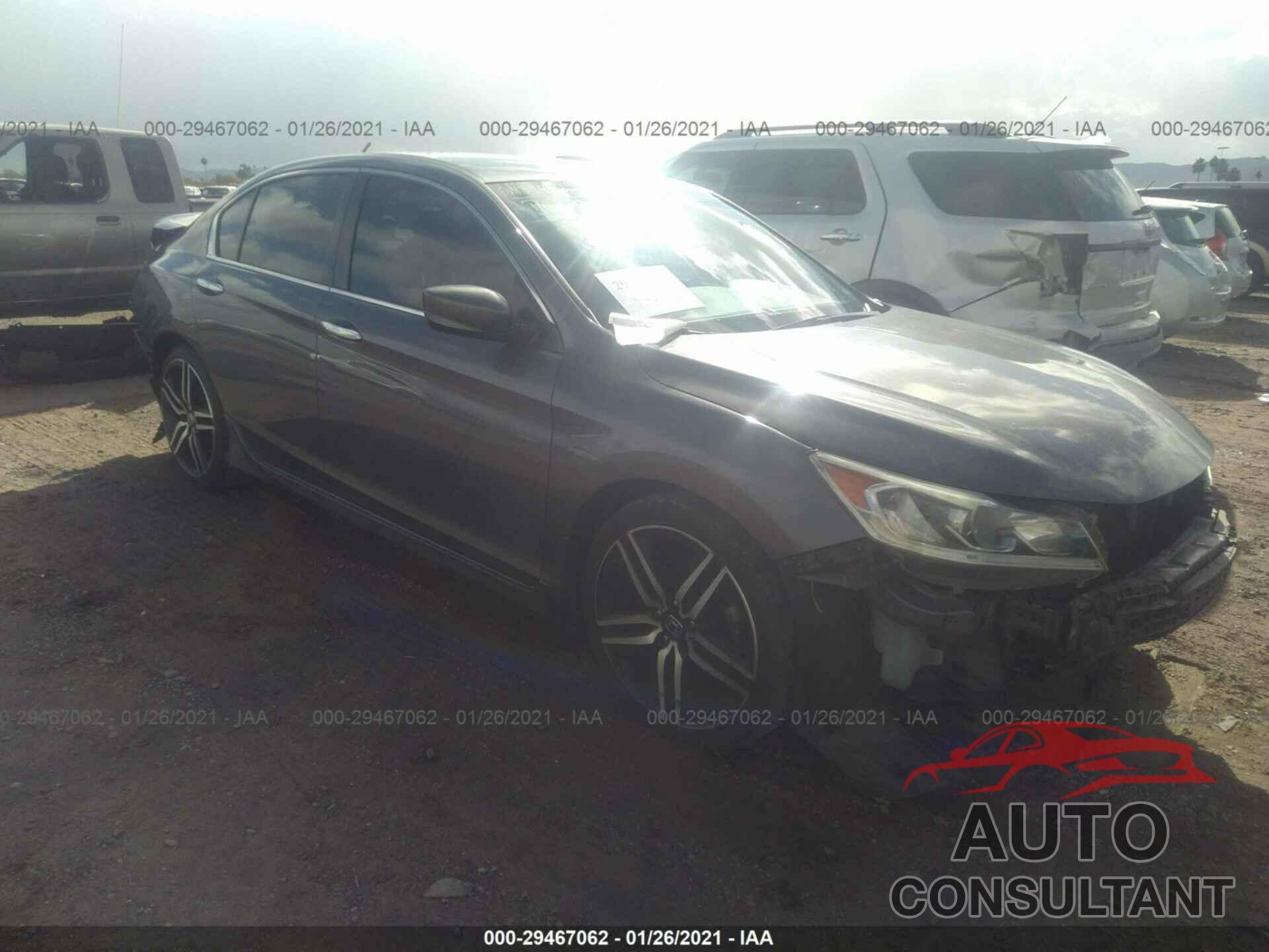 HONDA ACCORD SEDAN 2016 - 1HGCR2F59GA212631