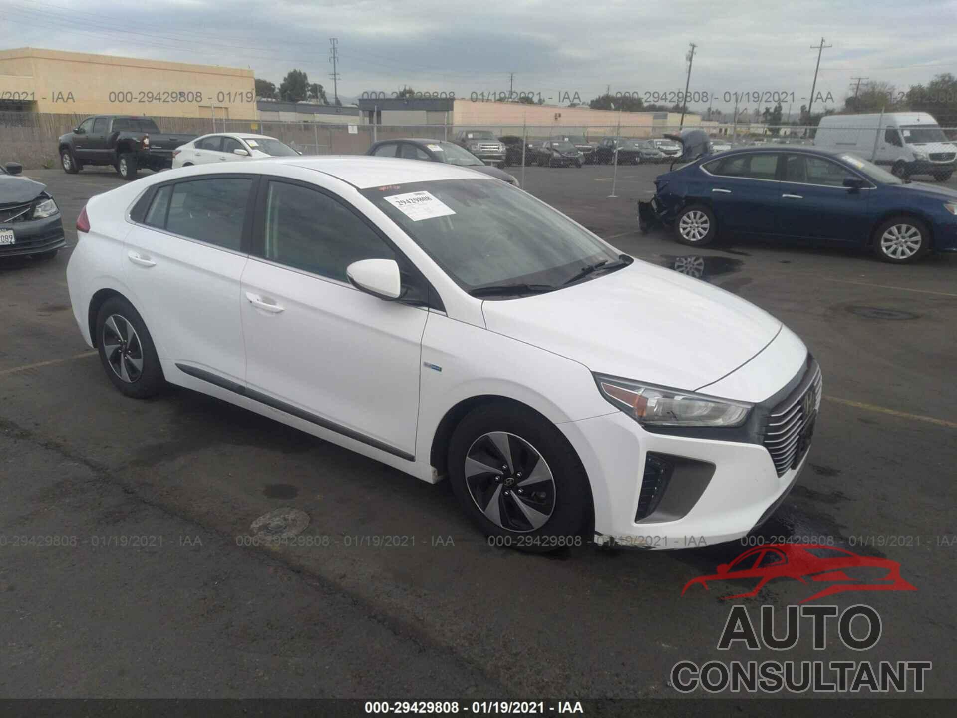 HYUNDAI IONIQ HYBRID 2018 - KMHC75LC2JU098790