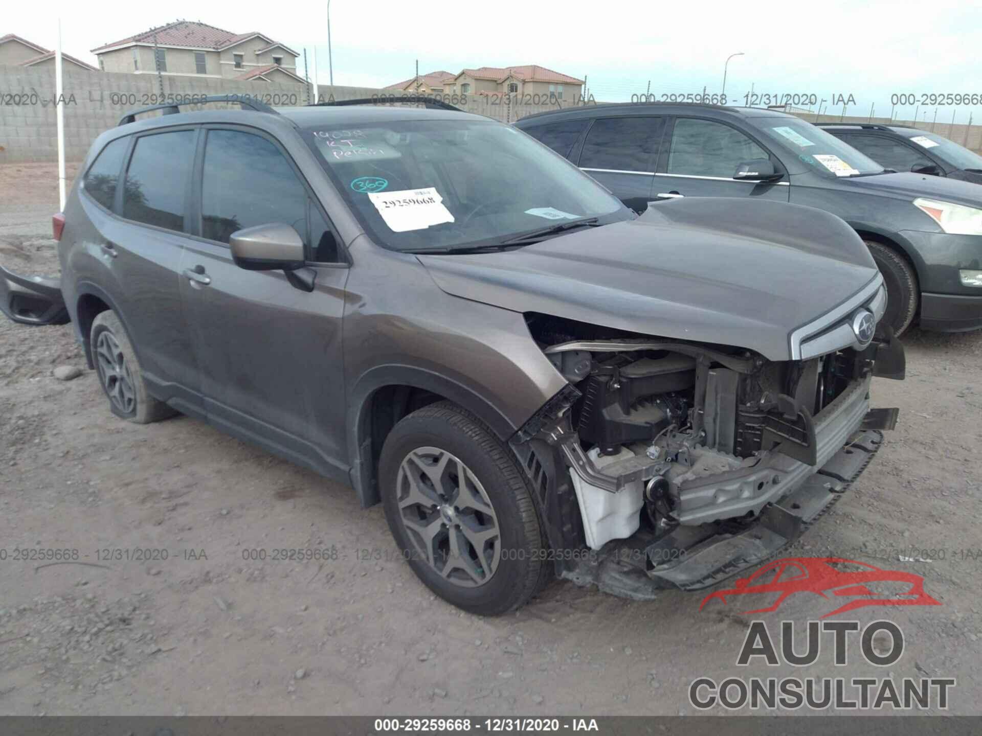 SUBARU FORESTER 2019 - JF2SKAEC0KH501021