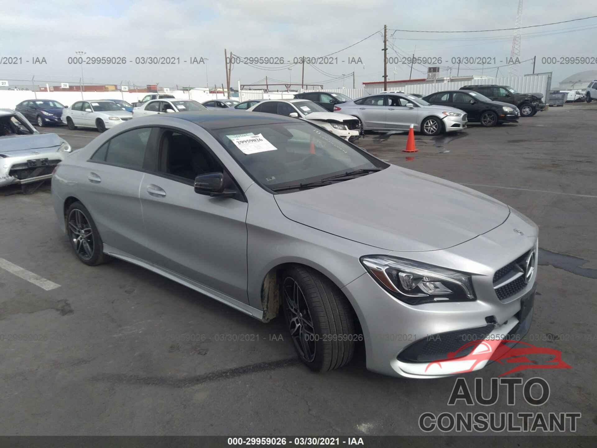MERCEDES-BENZ CLA 2018 - WDDSJ4EB7JN604761
