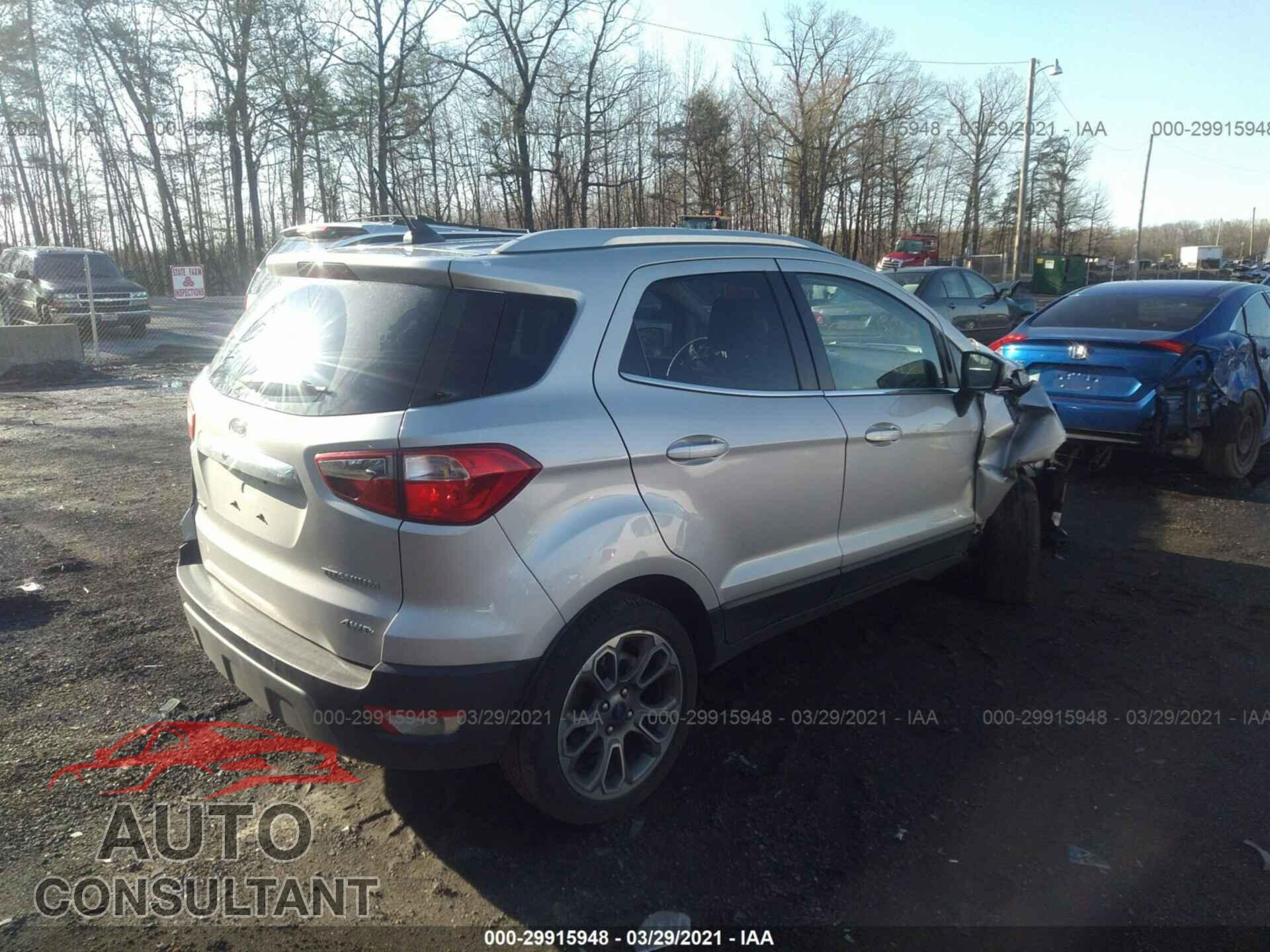 FORD ECOSPORT 2019 - MAJ6S3KL2KC260579