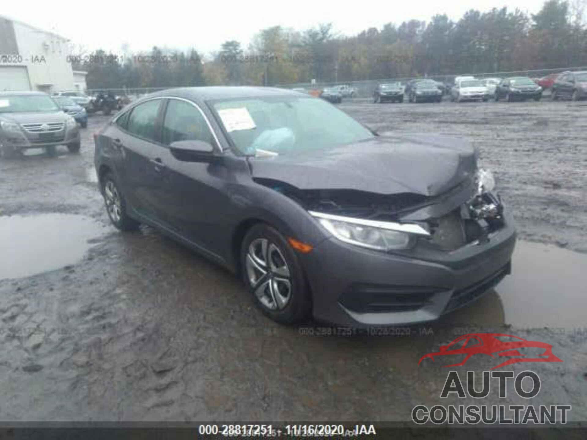 HONDA CIVIC SEDAN 2017 - 19XFC2F57HE215541