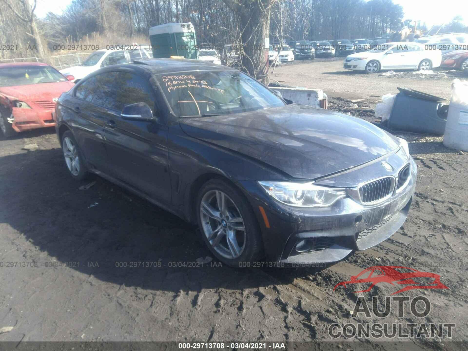 BMW 4 SERIES 2016 - WBA4B3C54GG344241