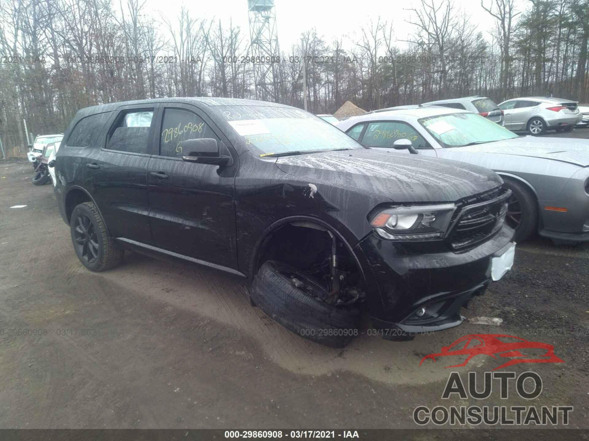 DODGE DURANGO 2017 - 1C4RDJDG7HC814567