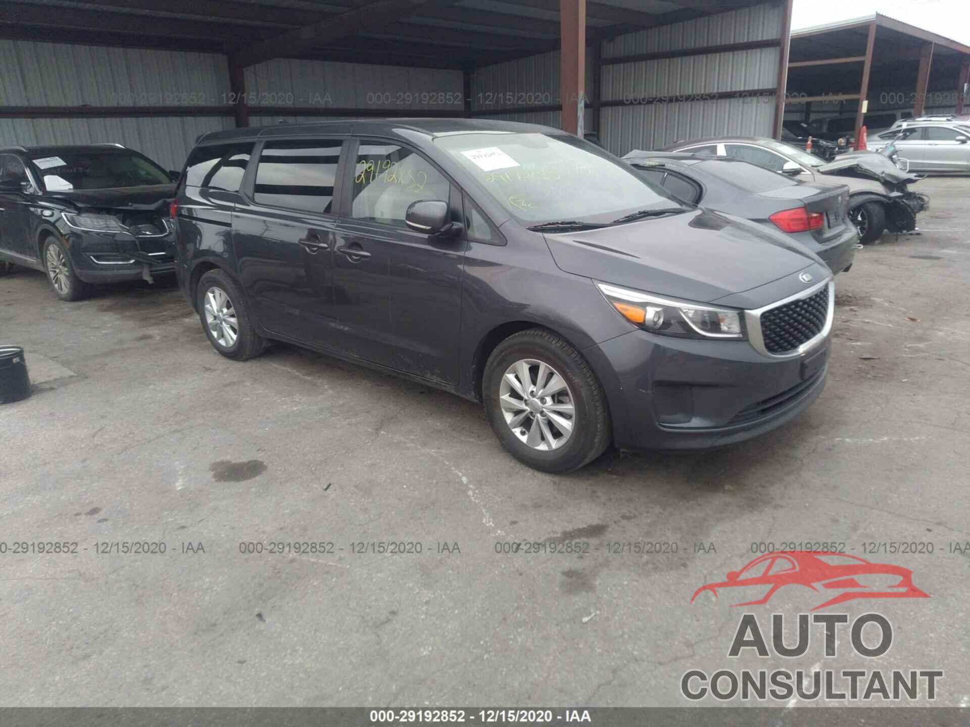 KIA SEDONA 2017 - KNDMB5C15H6218912