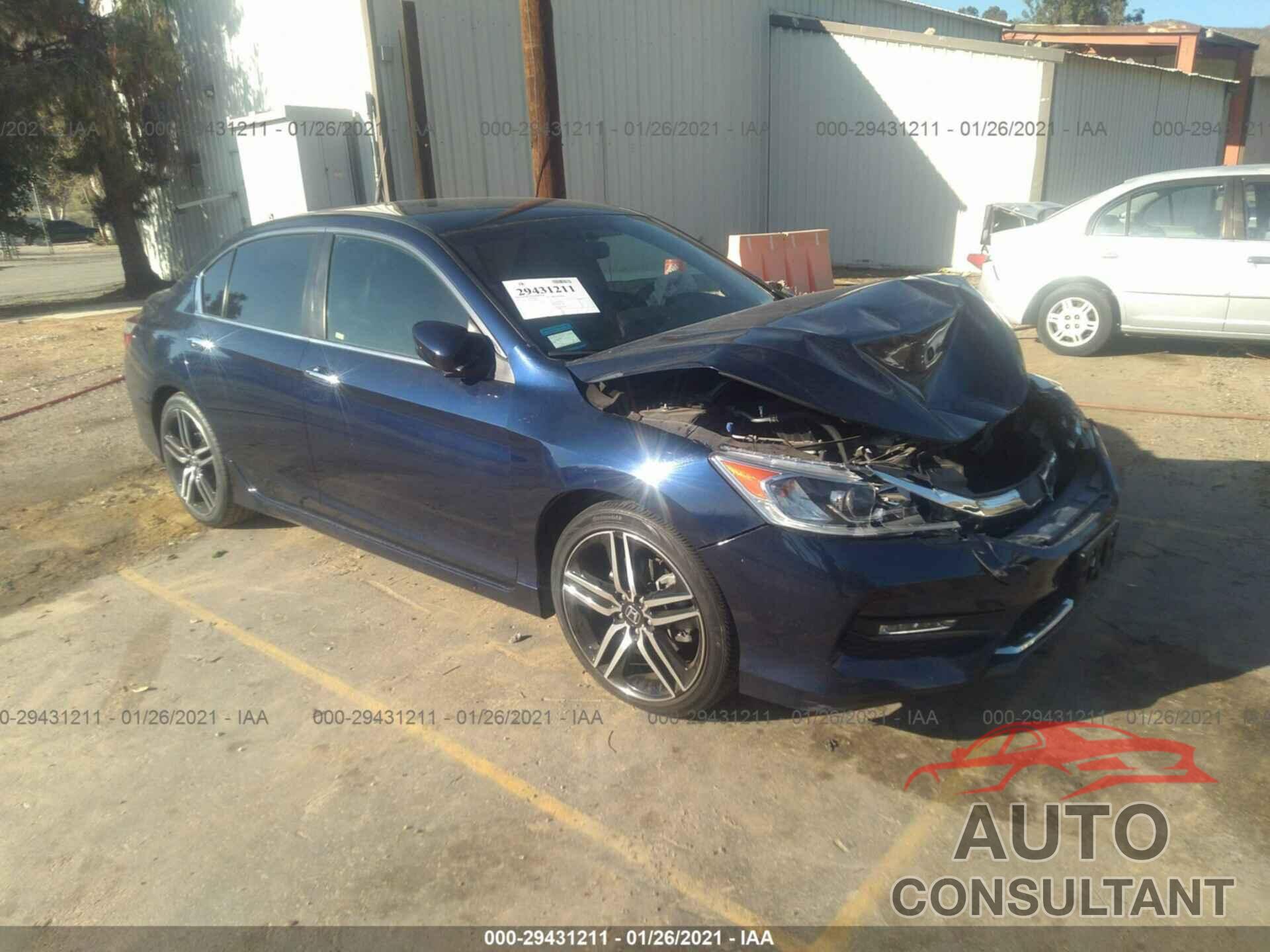 HONDA ACCORD SEDAN 2017 - 1HGCR2F57HA198245