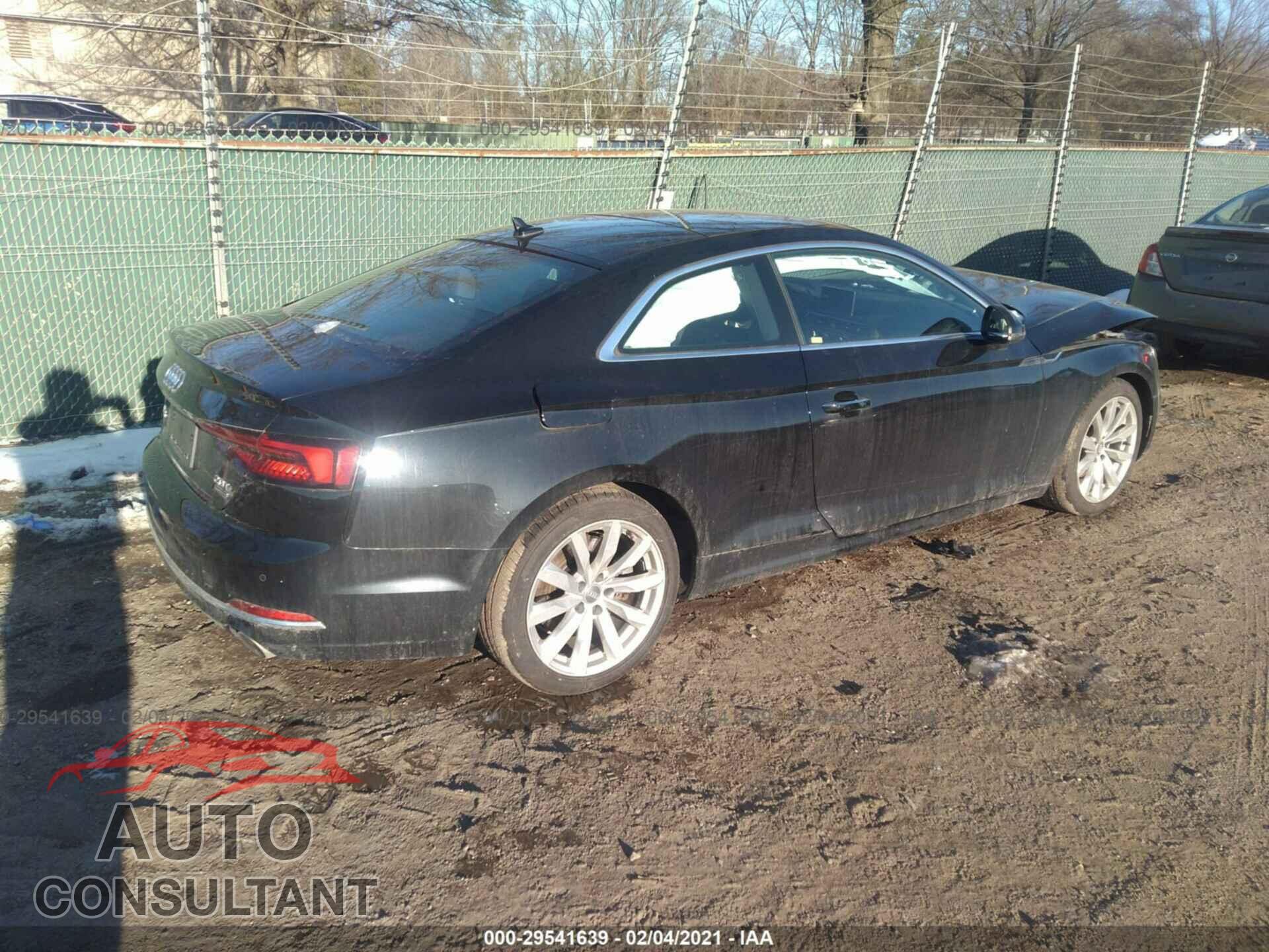 AUDI A5 COUPE 2018 - WAULNAF59JA025236