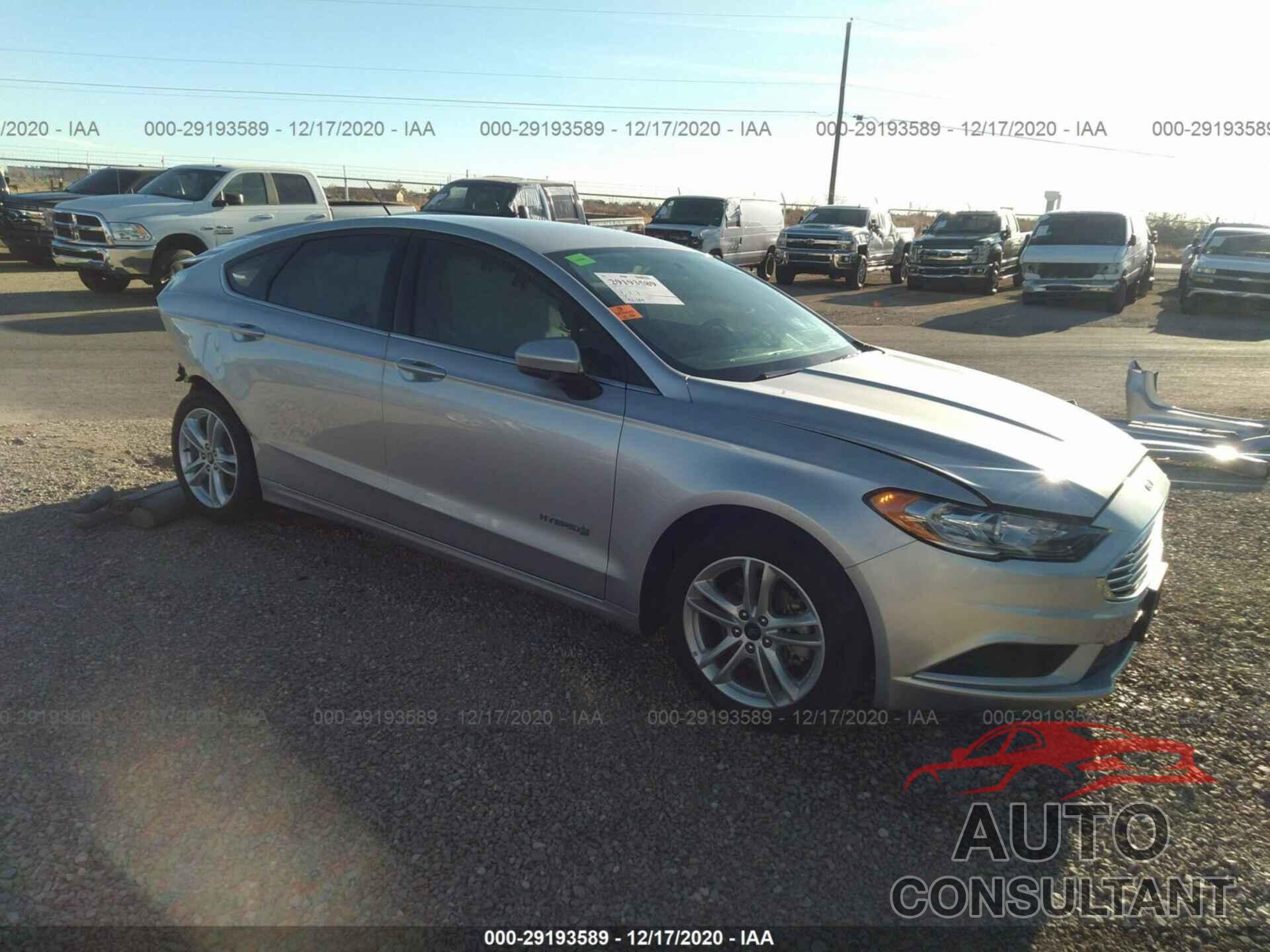 FORD FUSION HYBRID 2018 - 3FA6P0LU8JR235242