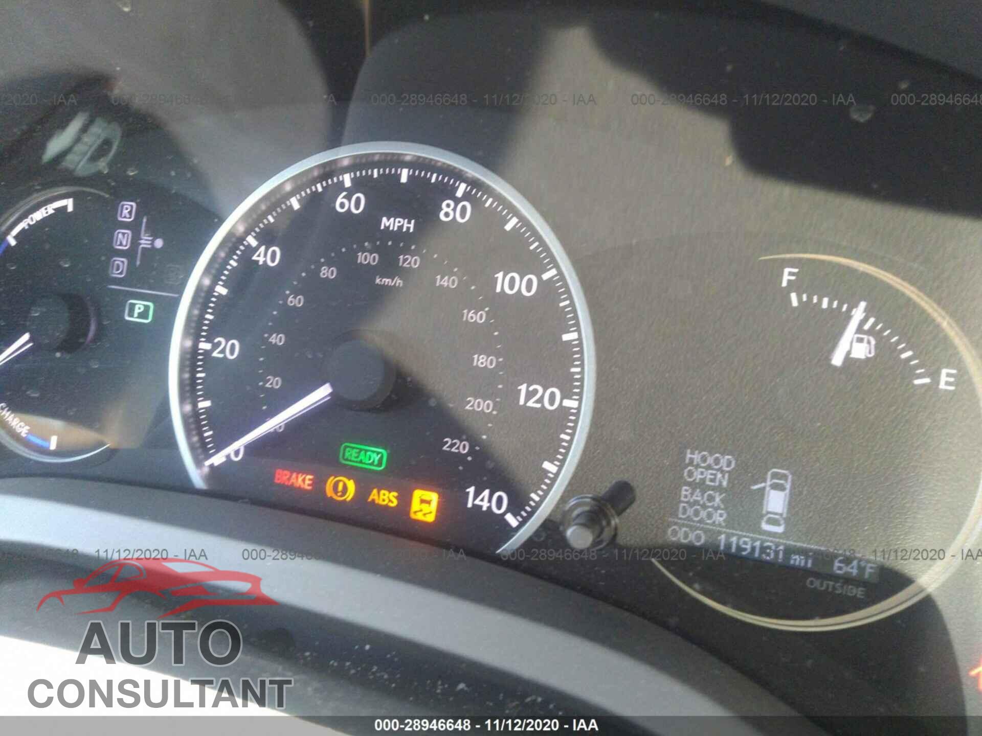 LEXUS CT 2017 - JTHKD5BH0H2279977
