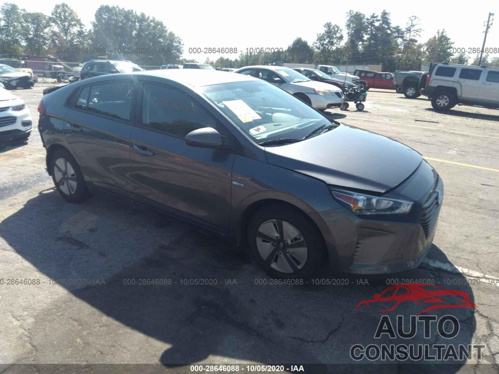 HYUNDAI IONIQ HYBRID 2019 - KMHC65LC7KU170832