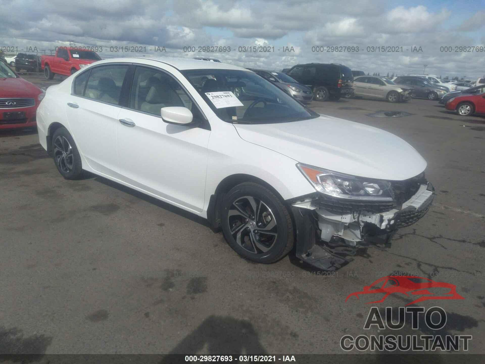 HONDA ACCORD SEDAN 2017 - 1HGCR2F39HA189982