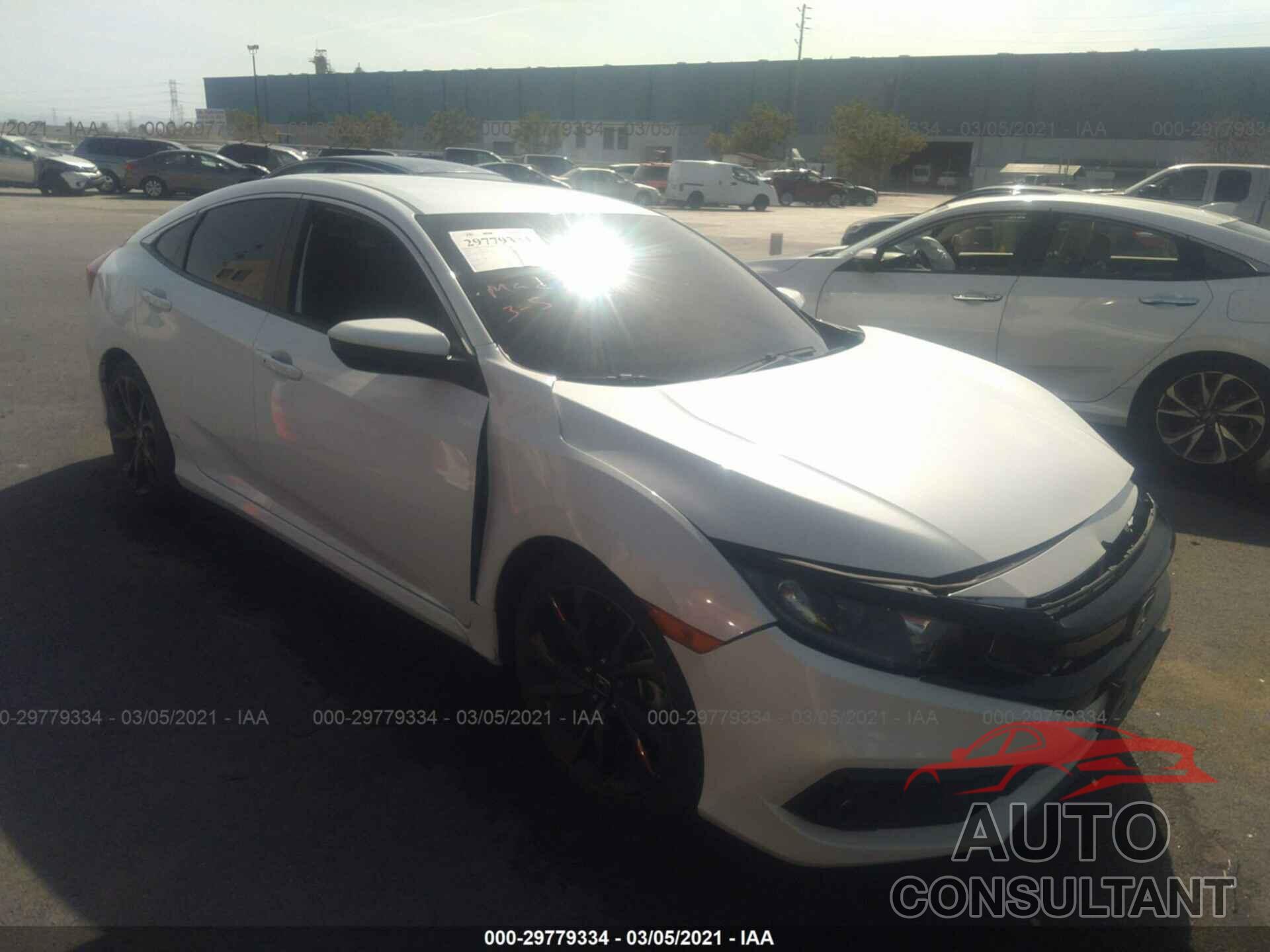 HONDA CIVIC SEDAN 2019 - 19XFC2F82KE205677