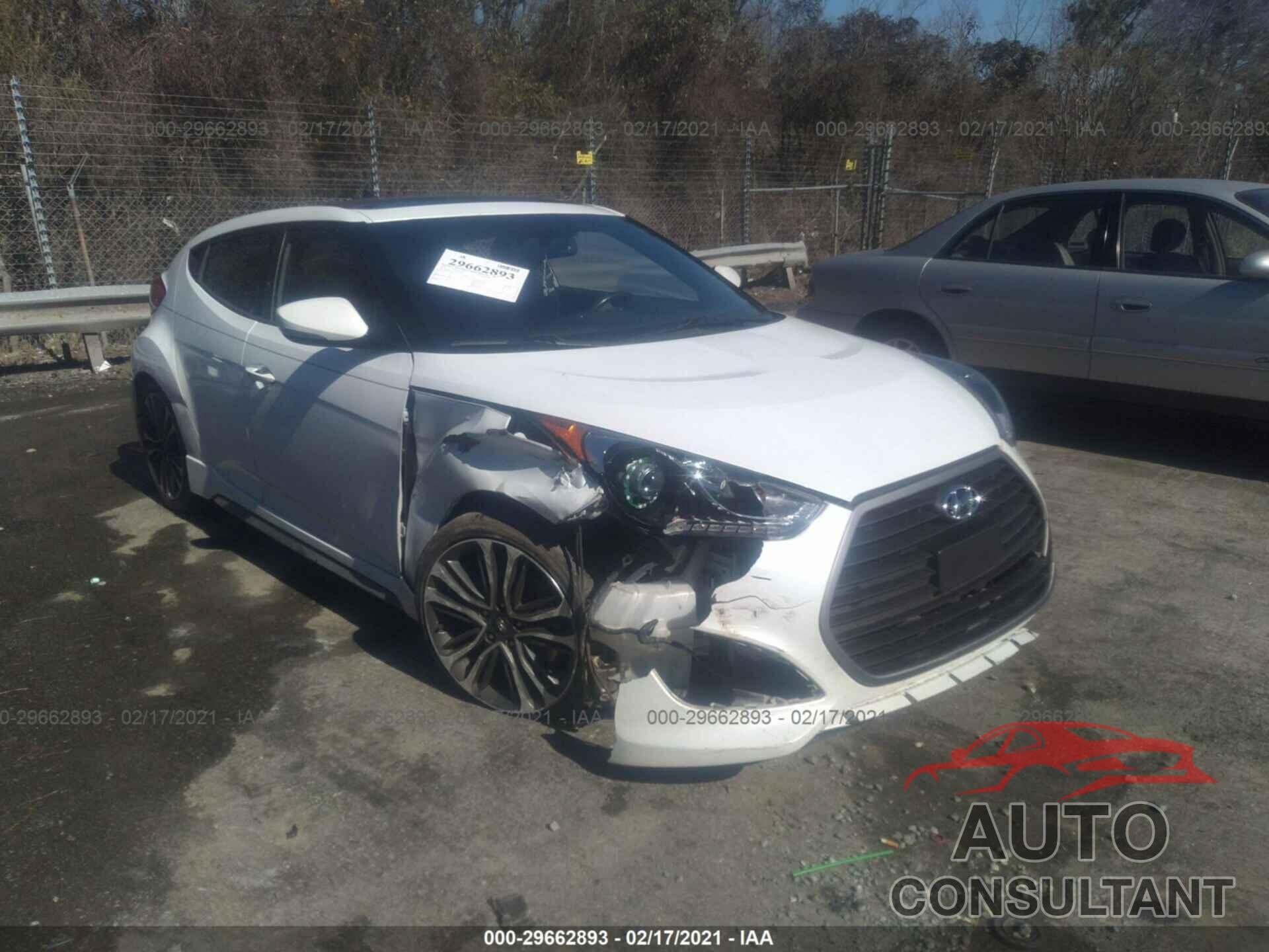 HYUNDAI VELOSTER 2016 - KMHTC6AE3GU272641