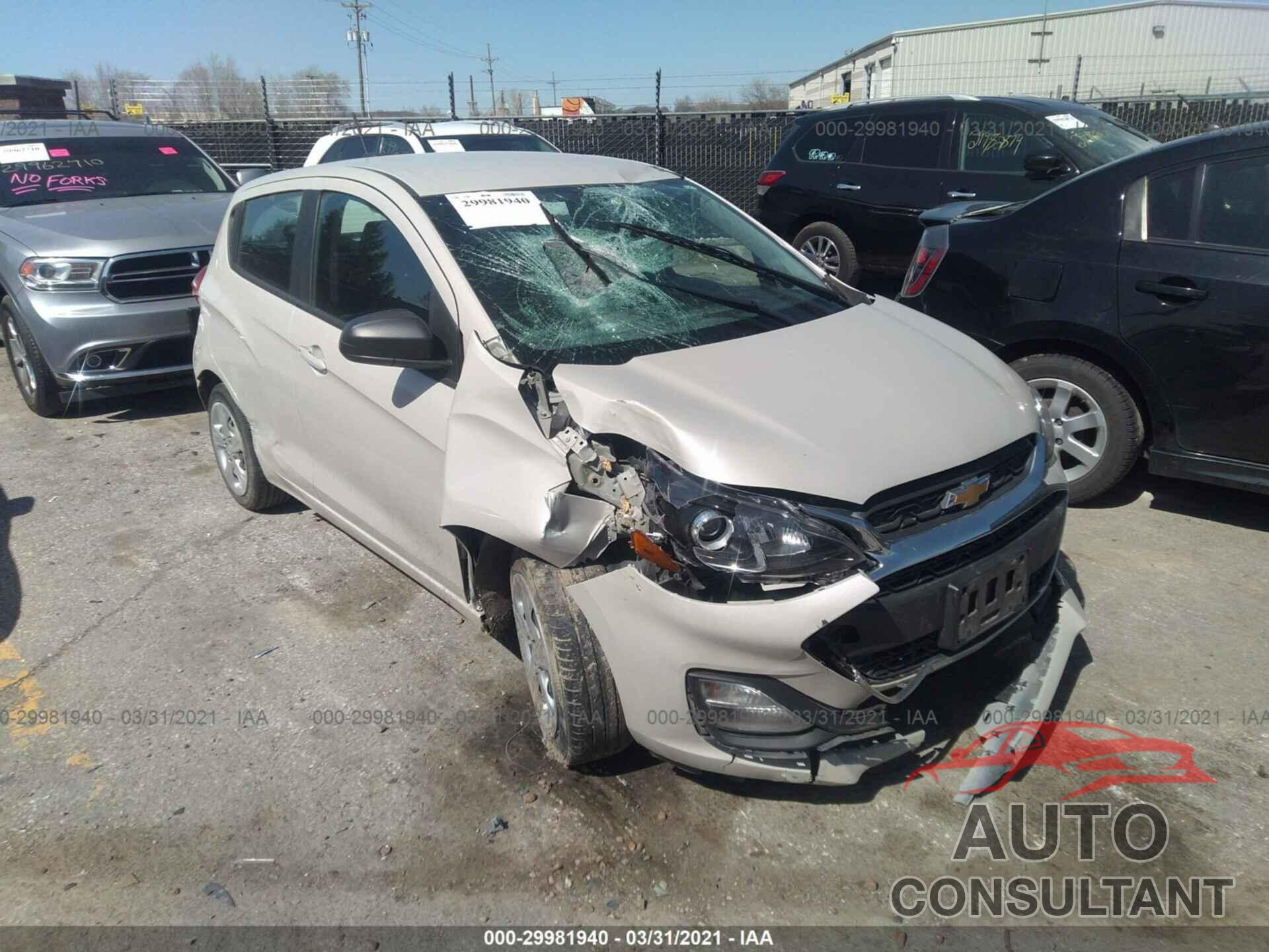 CHEVROLET SPARK 2019 - KL8CB6SA6KC738735