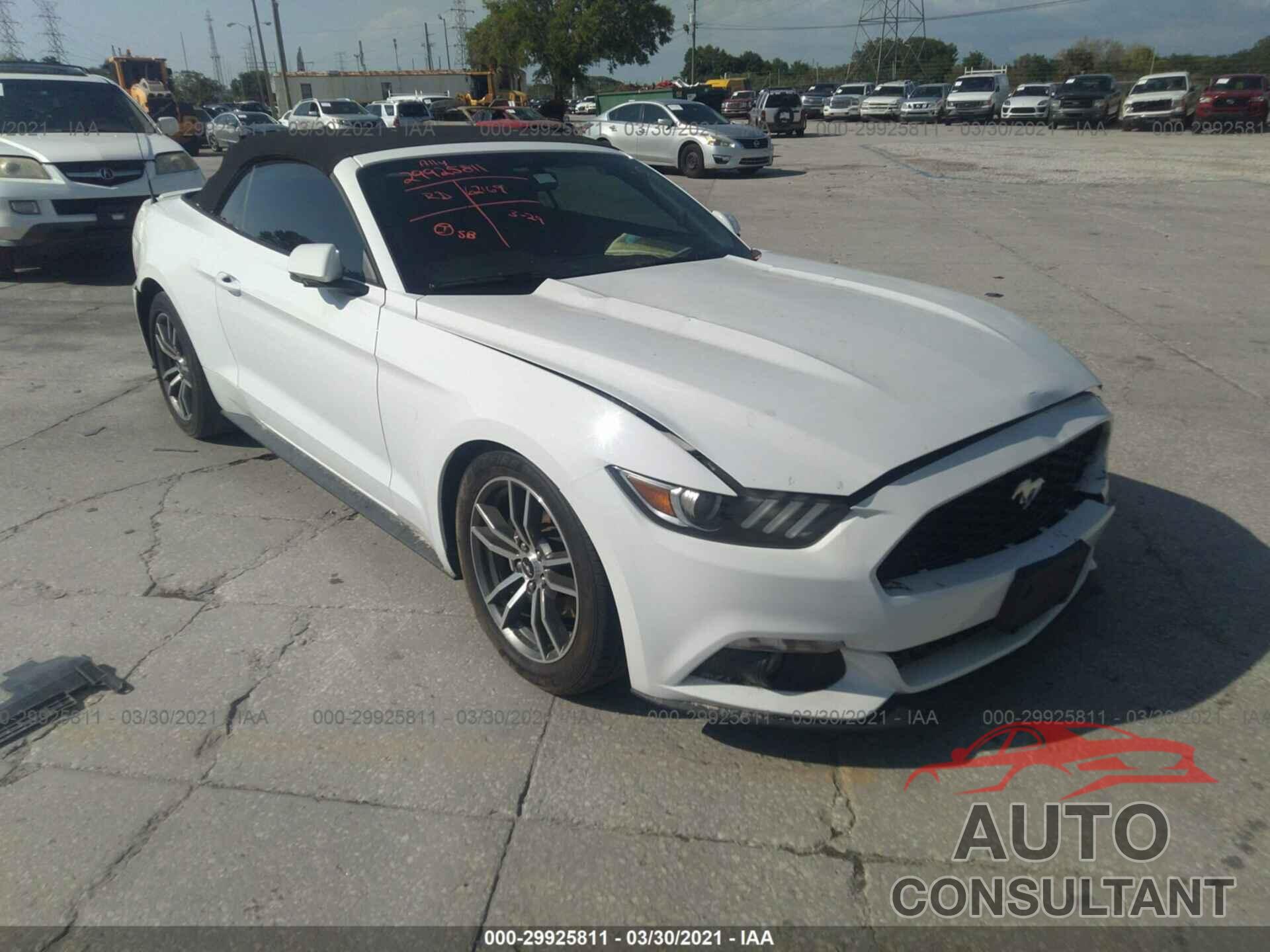 FORD MUSTANG 2017 - 1FATP8UH4H5205980