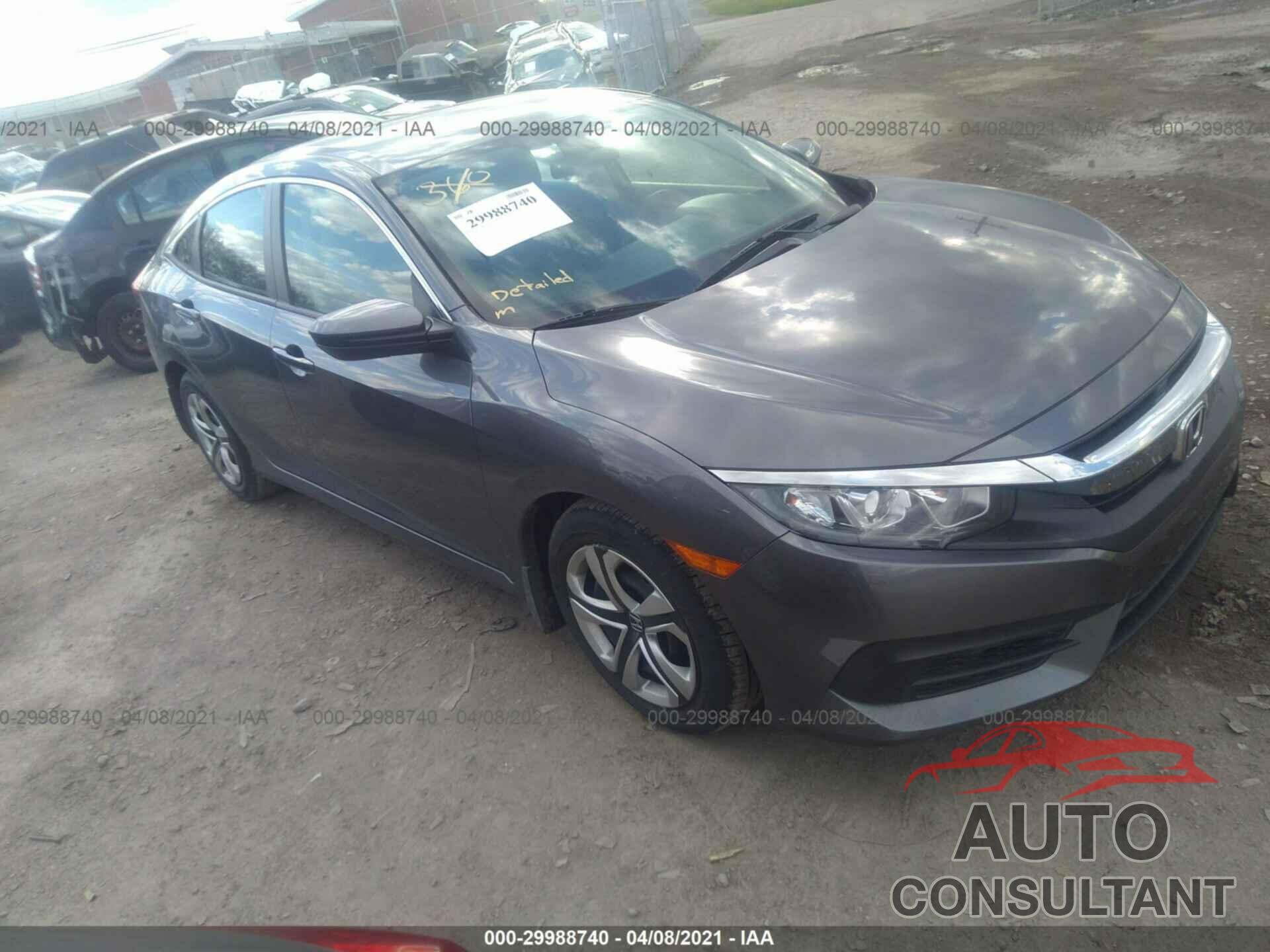 HONDA CIVIC SEDAN 2017 - 19XFC2F52HE024142