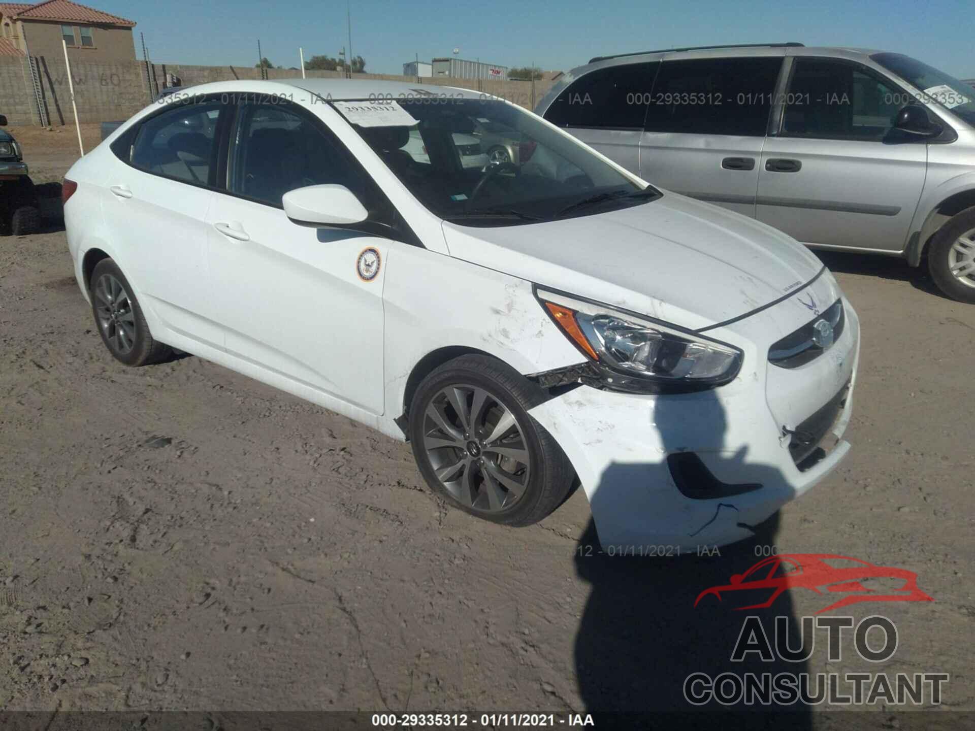 HYUNDAI ACCENT 2017 - KMHCT4AE1HU225100