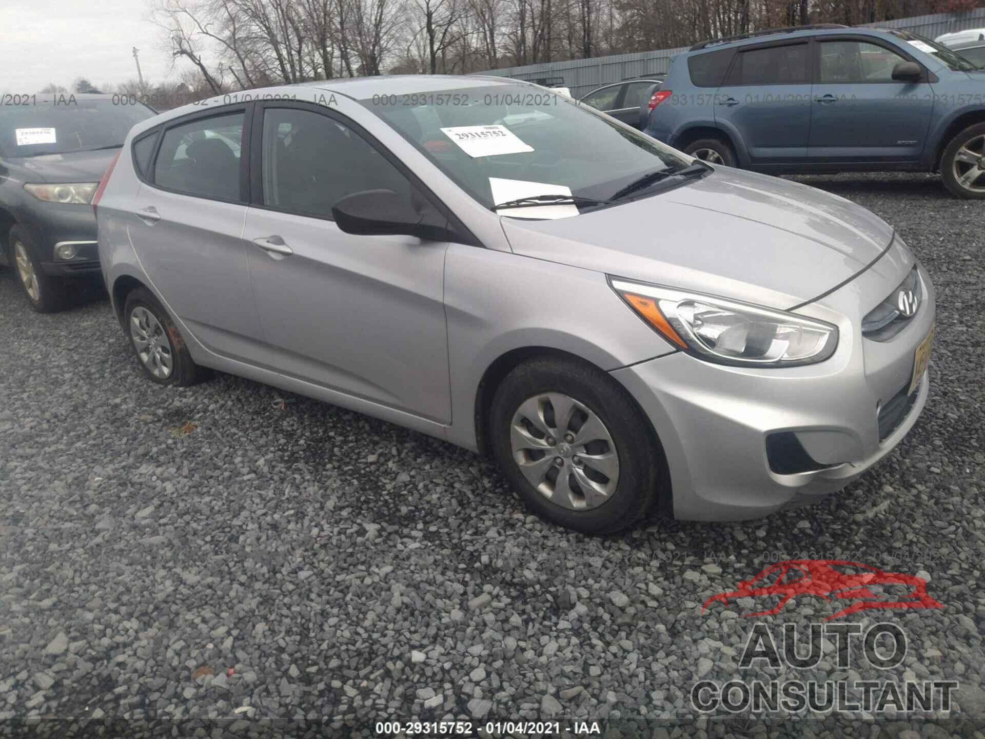 HYUNDAI ACCENT 2017 - KMHCT5AE6HU335324