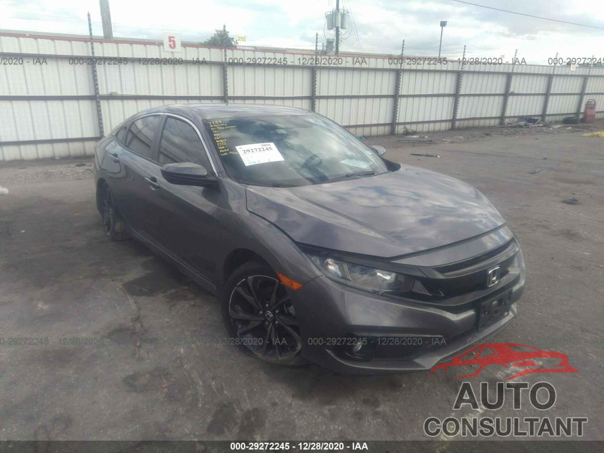 HONDA CIVIC SEDAN 2020 - 19XFC2F80LE001526