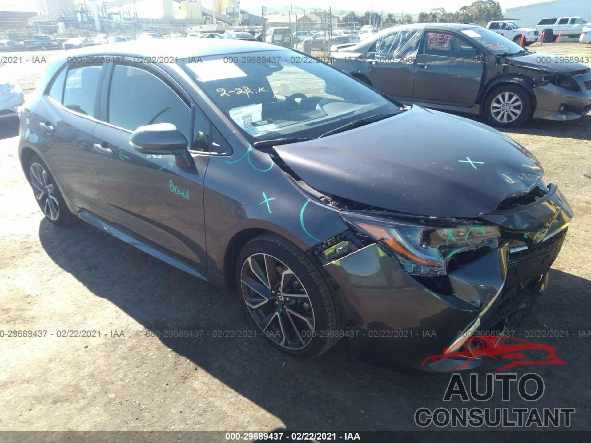 TOYOTA COROLLA HATCHBACK 2021 - JTNC4MBE4M3113225