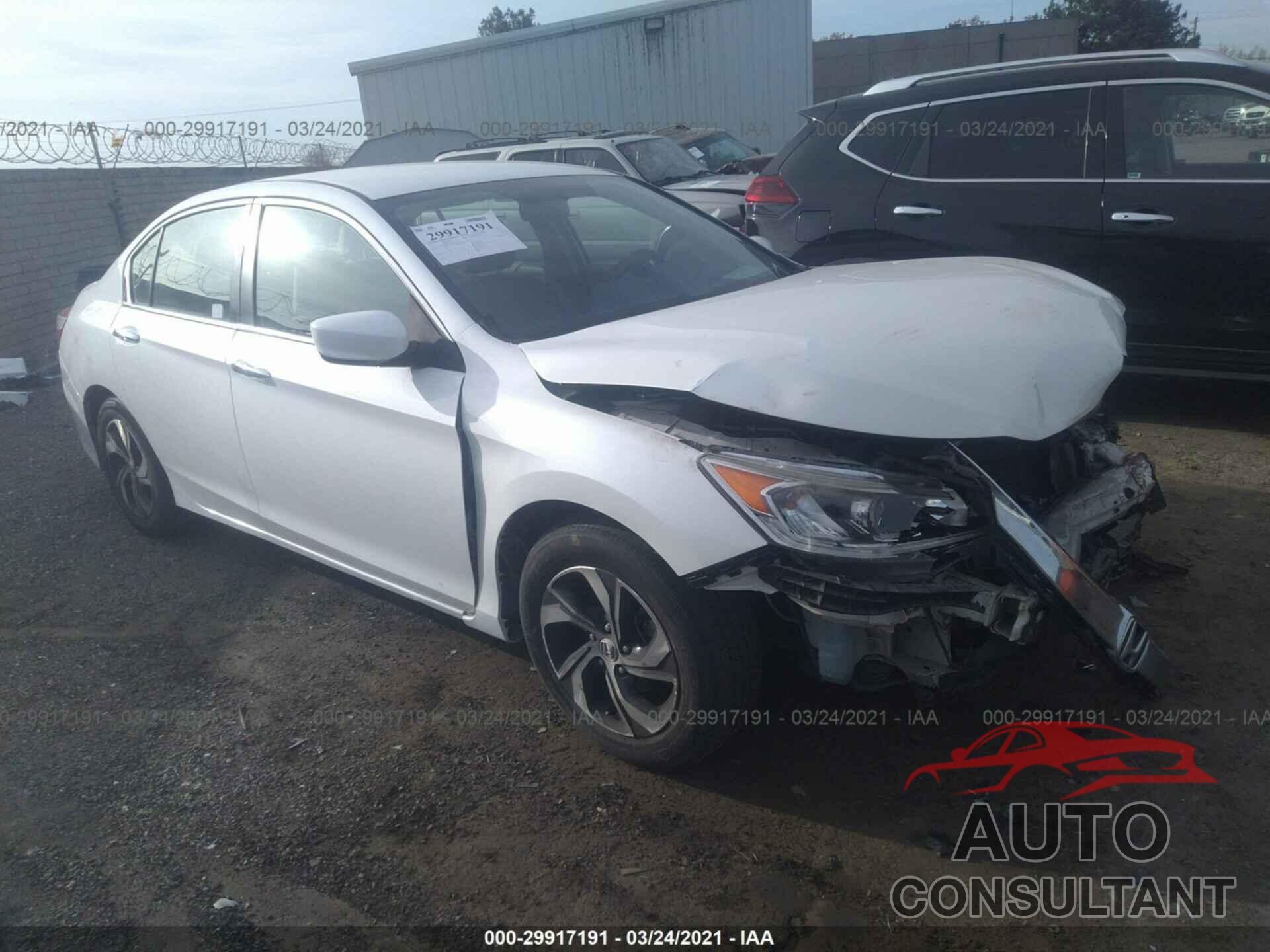 HONDA ACCORD SEDAN 2016 - 1HGCR2F36GA078353