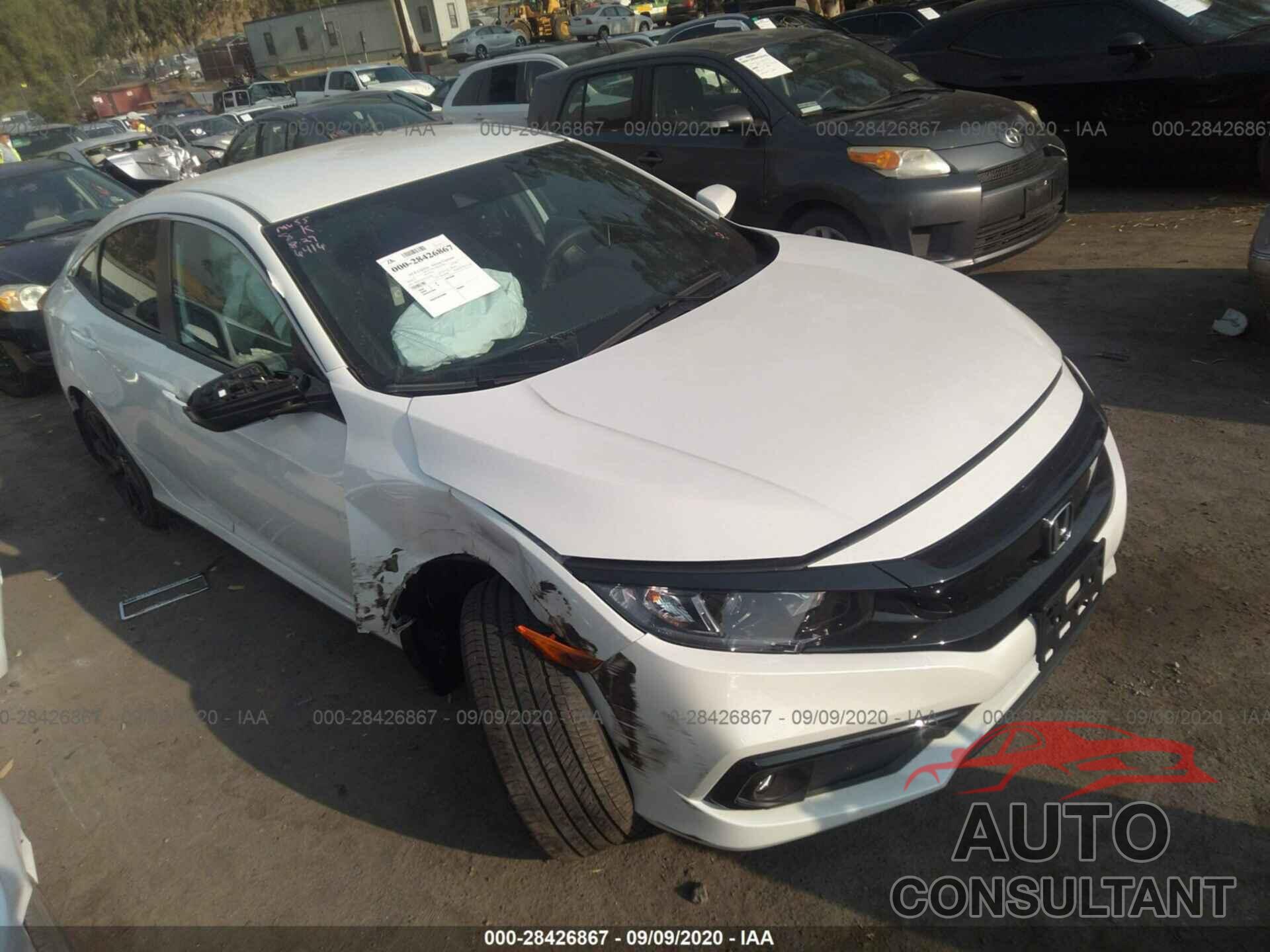 HONDA CIVIC SEDAN 2020 - 2HGFC2F84LH566416